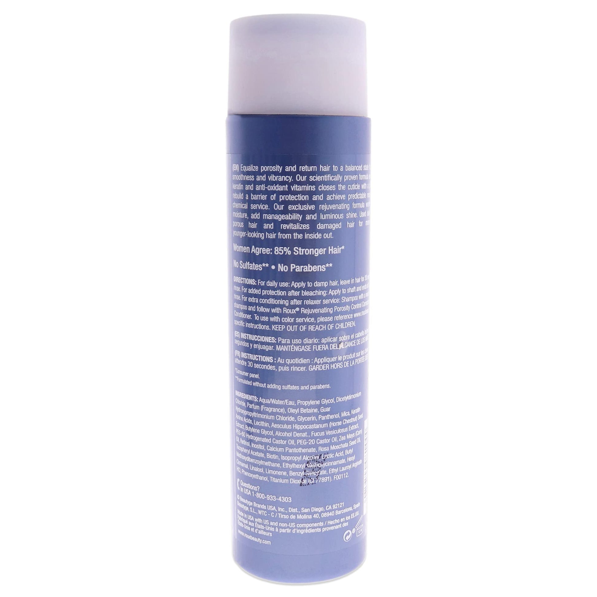Dark Gray Roux Rejuvenating Porosity Control Corrector and Conditioner Treatment Unisex 10.01 oz