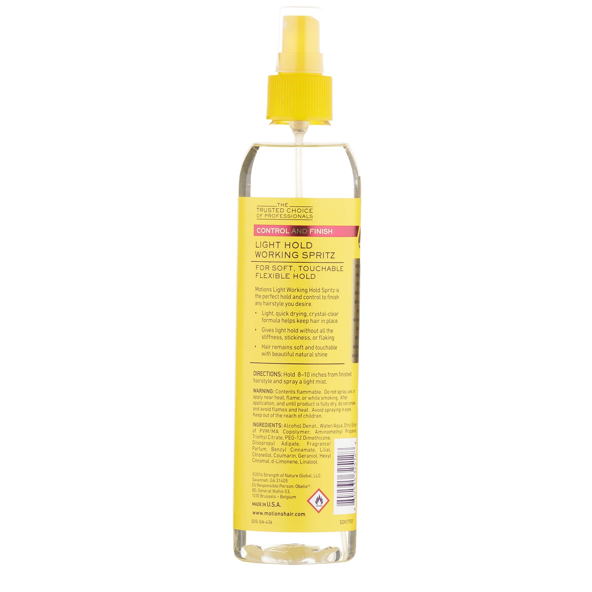 White Smoke Motions Light Hold Working Spritz Parent