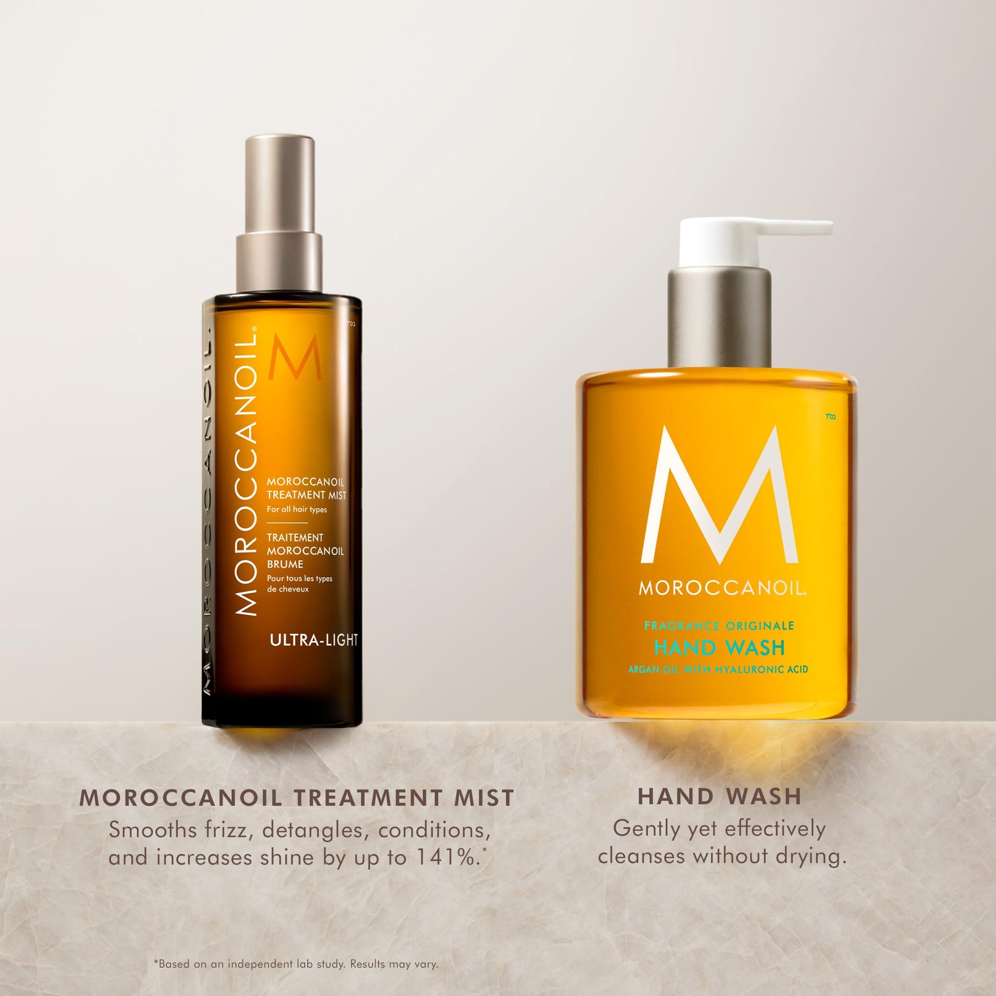 Lavender Moroccanoil Treatment Hair Oil Mist & Hand Wash Gift Set