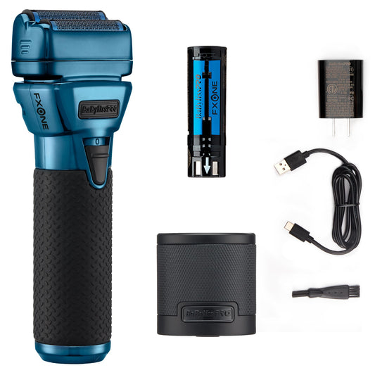 White Smoke BaBylissPRO FXONE BLUEFX Double Foil Shaver