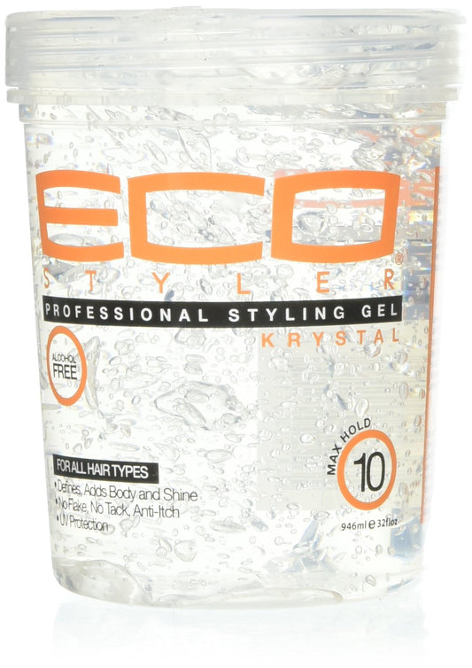 White Smoke Eco Styler Krystal Styling Gel 32 oz