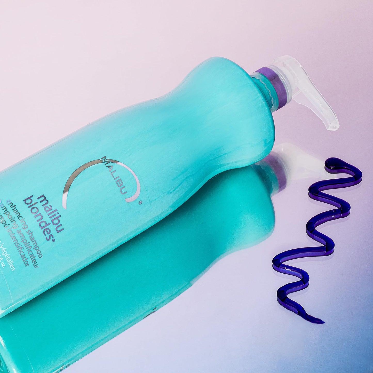 Lavender Malibu C Blondes Enhancing Shampoo & Conditioner Duo (33.8 oz) - Revitalizing Purple Shampoo & Conditioner for Hair Health + Brilliancy - Blondes Hair Care