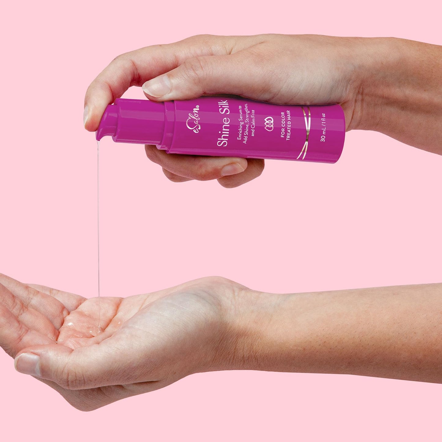 Pink eSalon Shine Silk Hair Serum With Argan Oil 1 fl oz