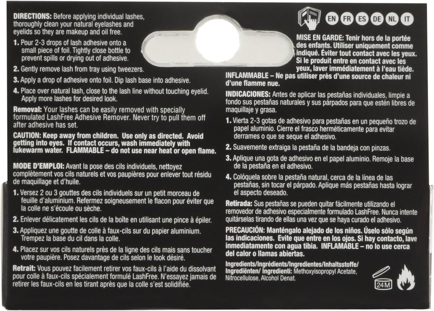 Dim Gray Ardell Lashtite Adhesive Bottle, Clear, 0.12 Oz