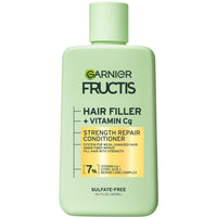 White Smoke Garnier Fructis Hair Filler Strength Repair Conditioner with Vitamin Cg, Sulfate Free Conditioner for Weak, Damaged Hair, 10.1 Fl Oz, 1 Count