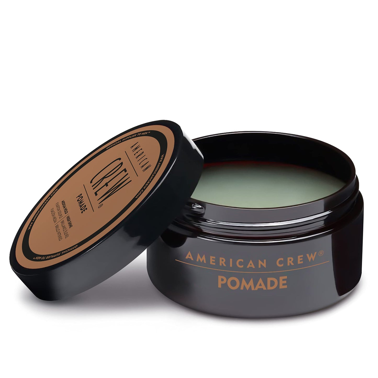 White Smoke American Crew POMADE FOR HOLD AND SHINE 3 OZ for Men