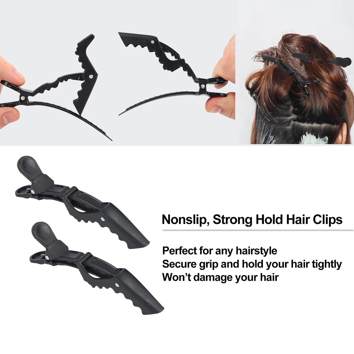 White Smoke Yexixsr 5Pcs Professional Salon Hair Coloring Dyeing Kit, Hair Bleach Dit Hair Coloring Products with Hair Dye Brush, Hair Color Bowl, Hair Clips