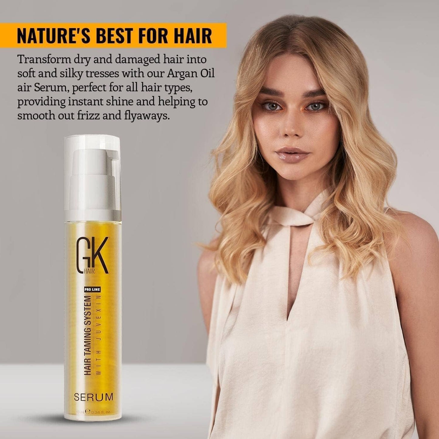 Dark Gray GK HAIR Global Keratin Moisturizing Shampoo and Conditioner Sets (MOIS-DUO-1000-S10)
