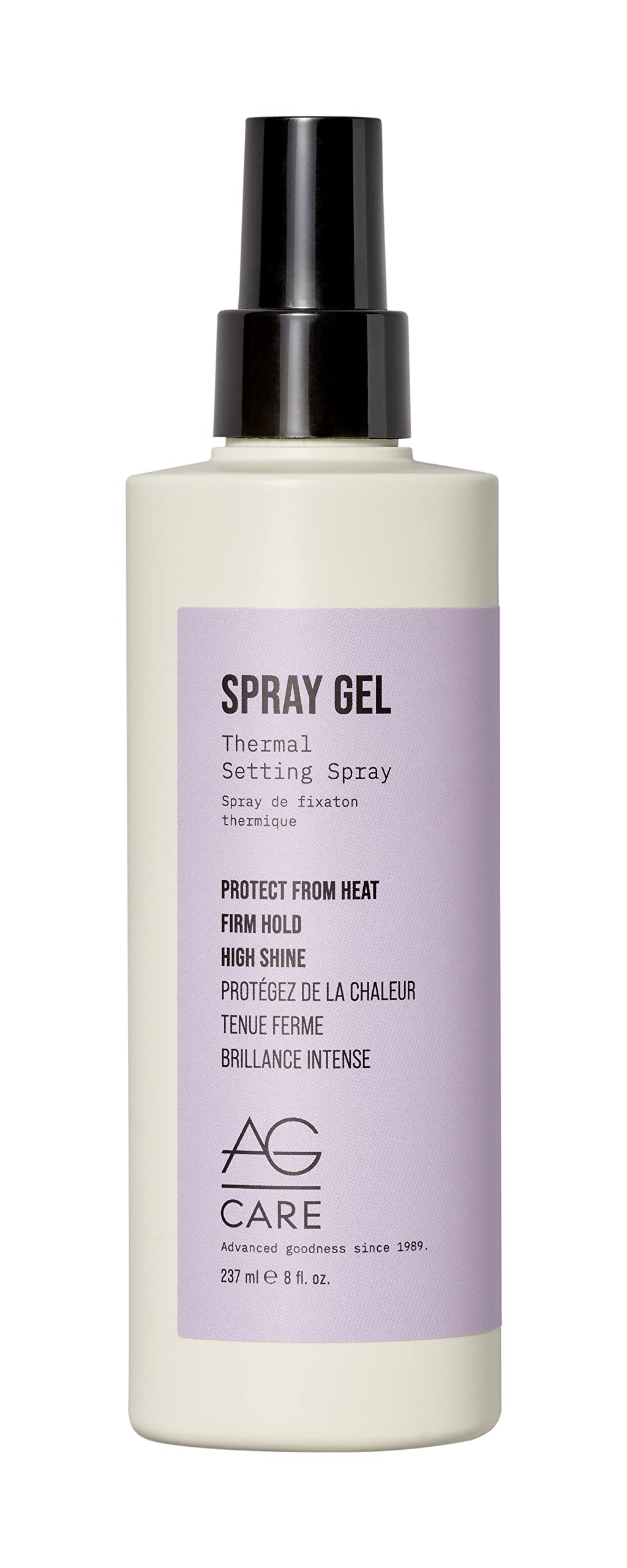 White Smoke Spray Gel Thermal Setting Spray by AG Hair Cosmetics for Unisex - 8 oz Hair Spray