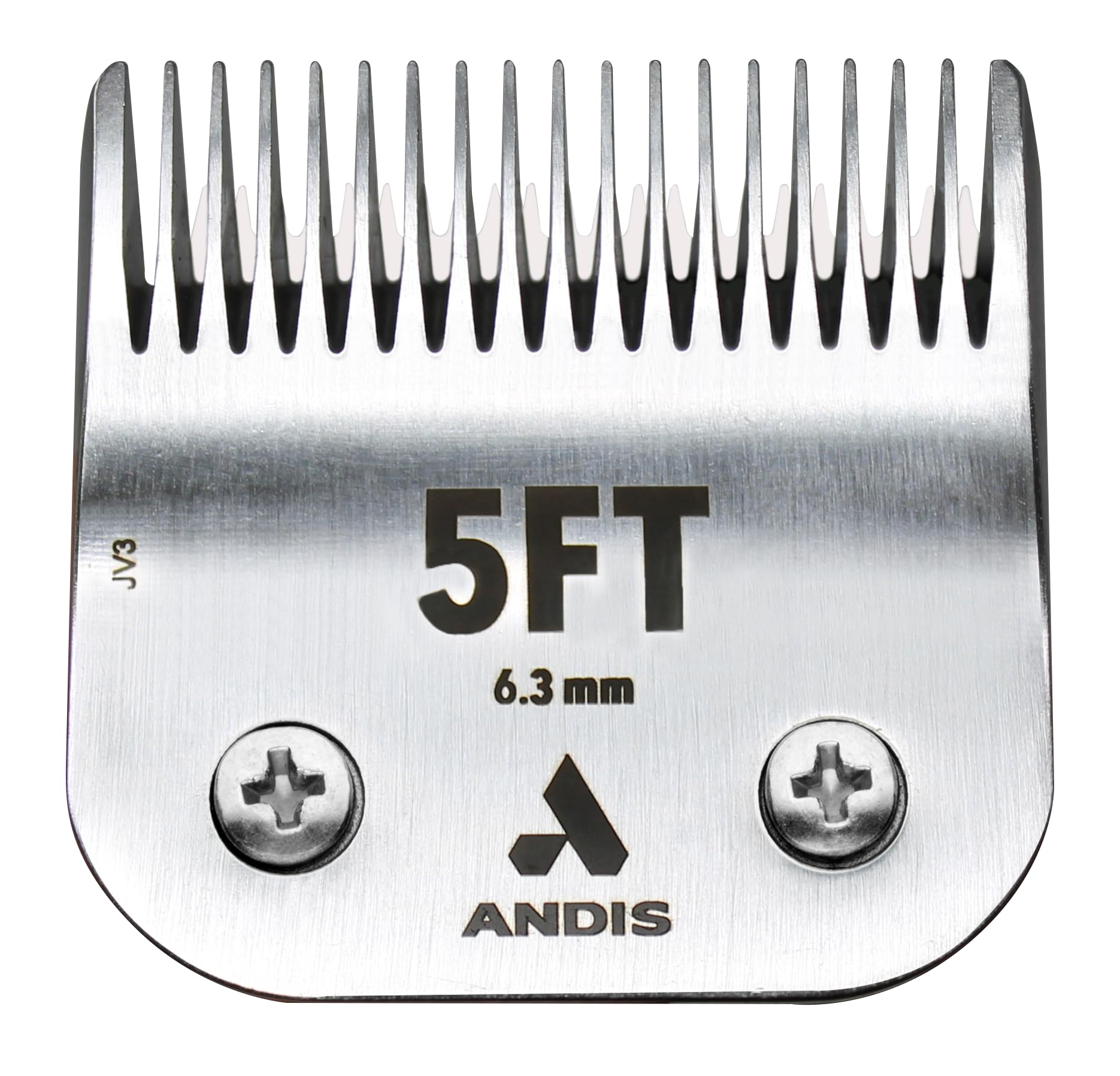 White Smoke Andis 560205 CeramicEdge Pet Clipper Blade #5FT 24T Upper / 17T Lower, Stainless Steel