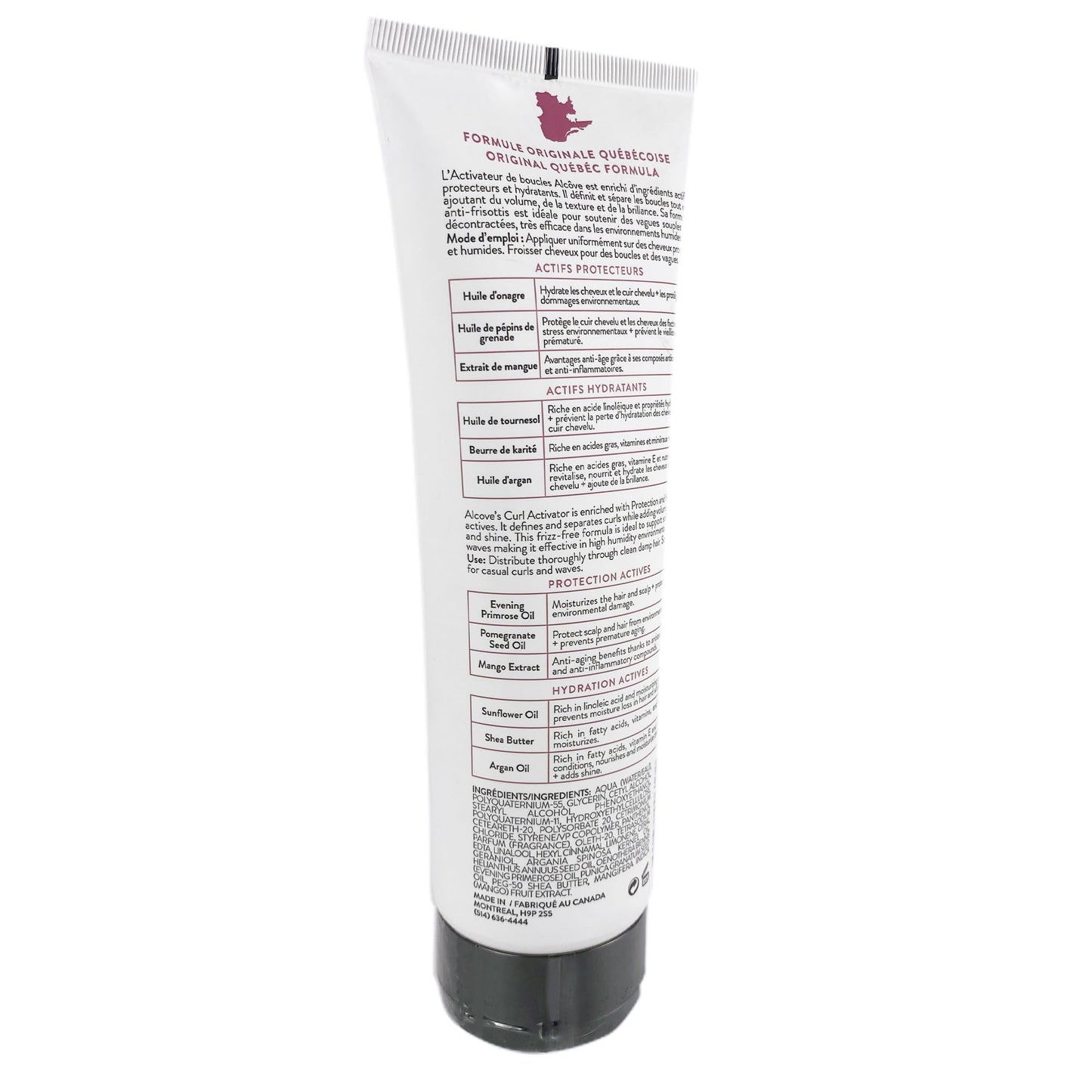 White Smoke Alcôve - Curl Activator for Curly Hair - Argan Oil, Pomegranate Seed & Mango Extract - Defining Cream for Wavy Hair - Anti Frizz - Moisturizing - Effective in High Humidity - 8.5oz