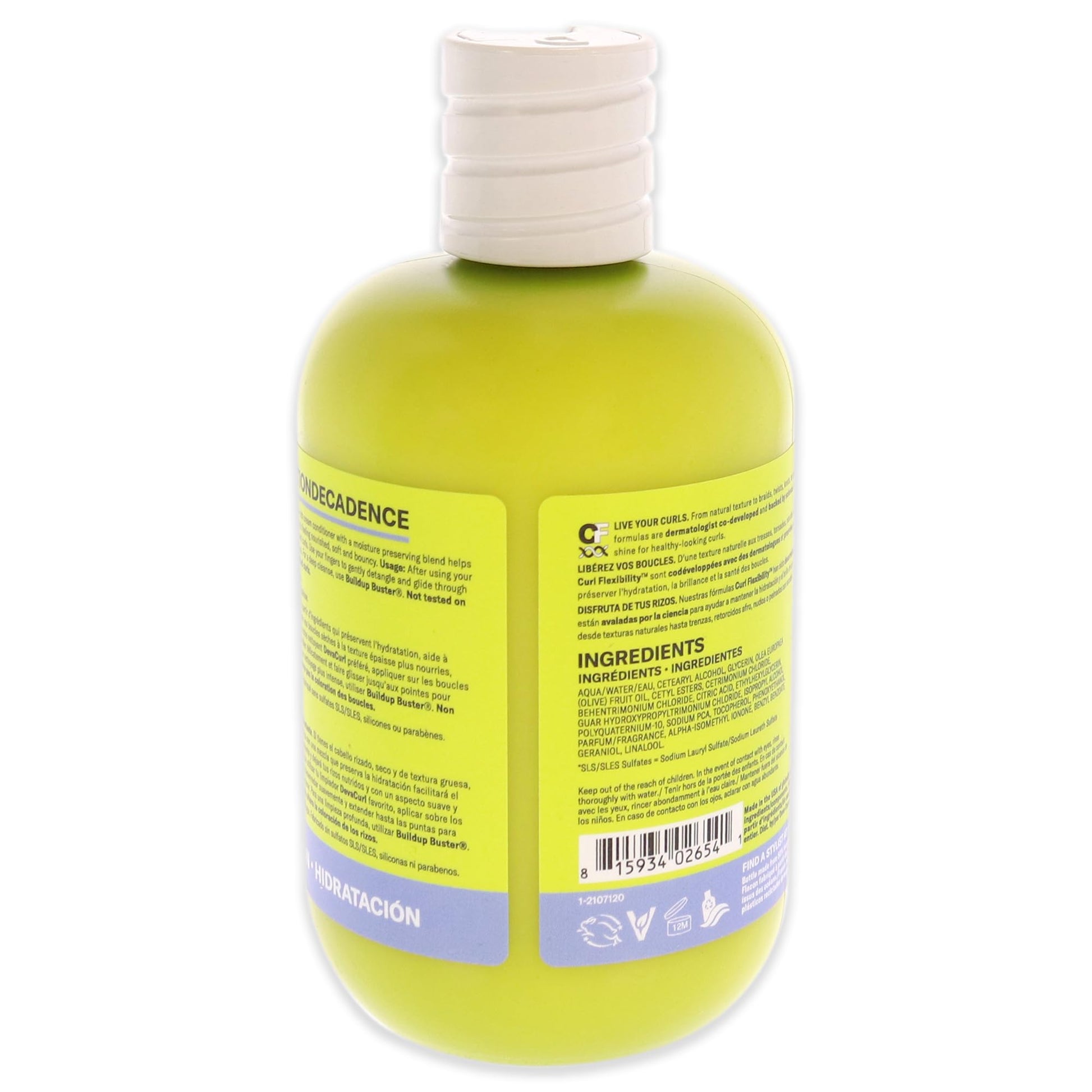 White Smoke DevaCurl One Condition Decadence Ultra-Rich Cream Conditioner, Green Oasis, 12 fl. oz.