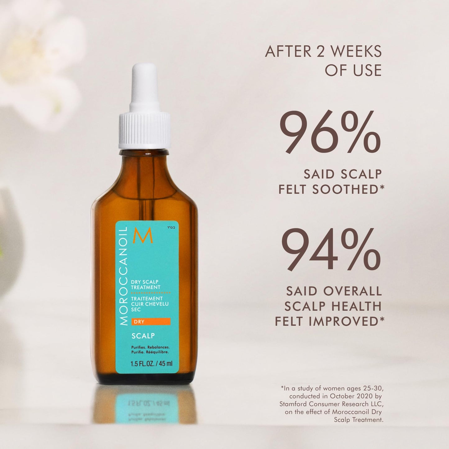 Light Gray Moroccanoil Dry Scalp Treatment, 1.5 Fl. Oz.
