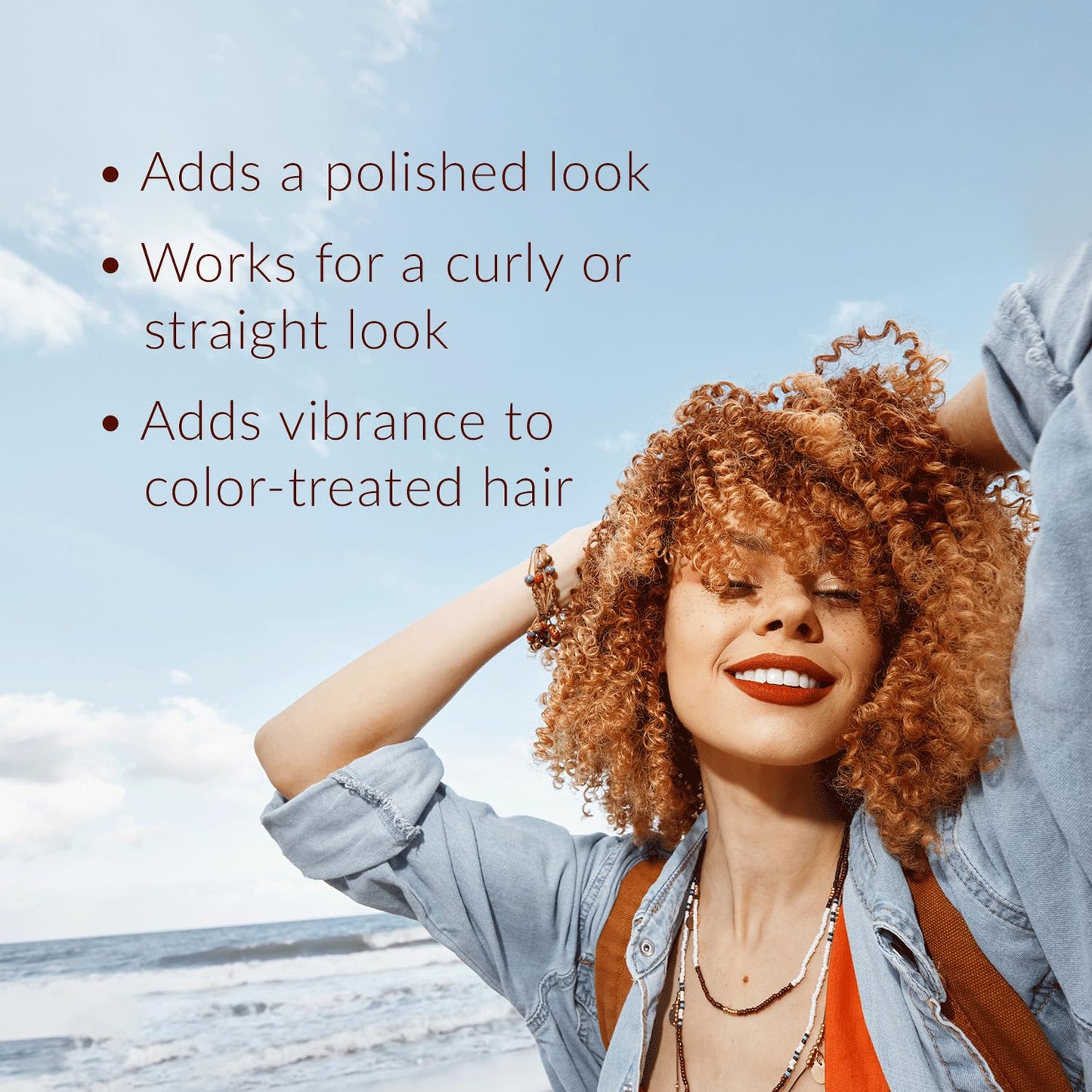 Light Gray Mixed Chicks Gloss and Shining Hair Silk - Shine, Smooth & Finish, 1.7 oz