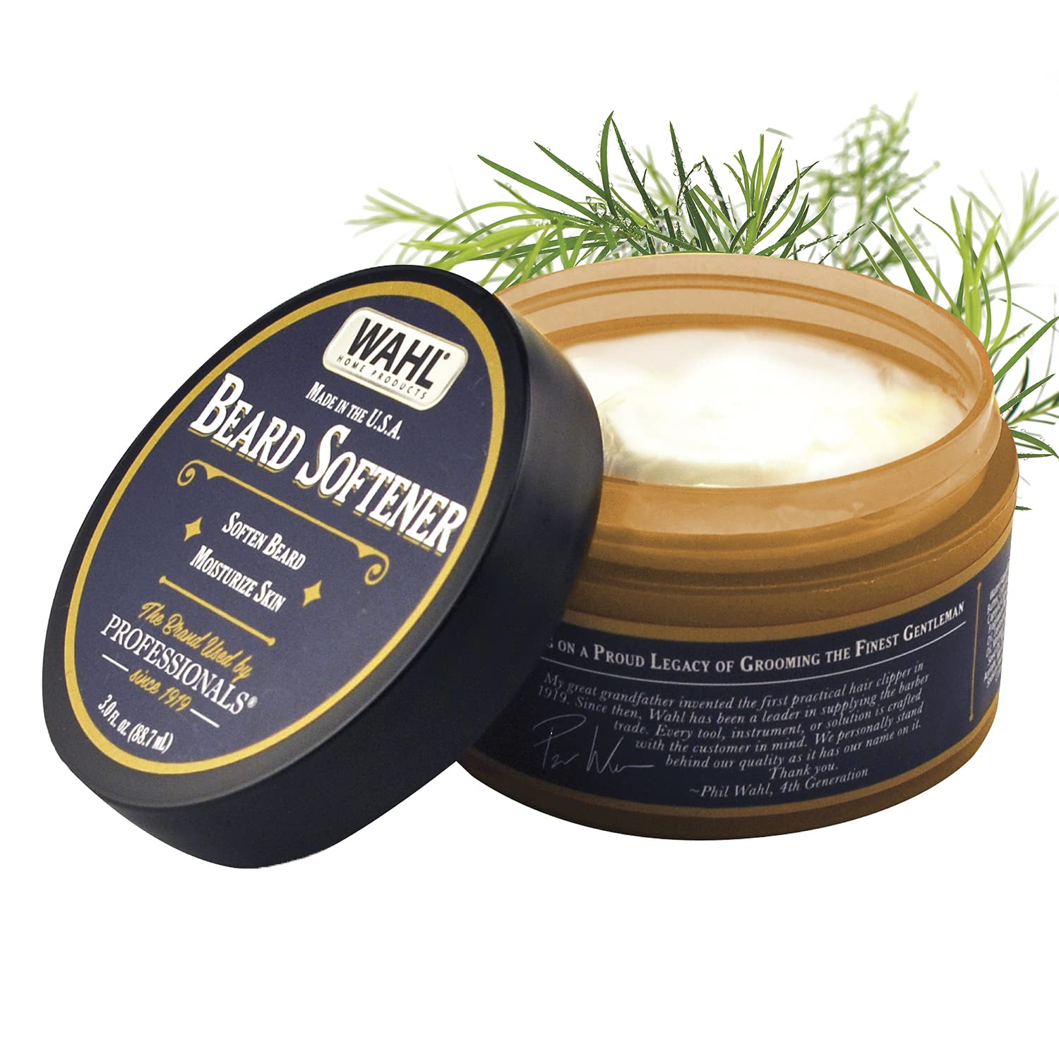 White Smoke WAHL Beard Creme for Softening Moisturizing Conditioning Facial Hair