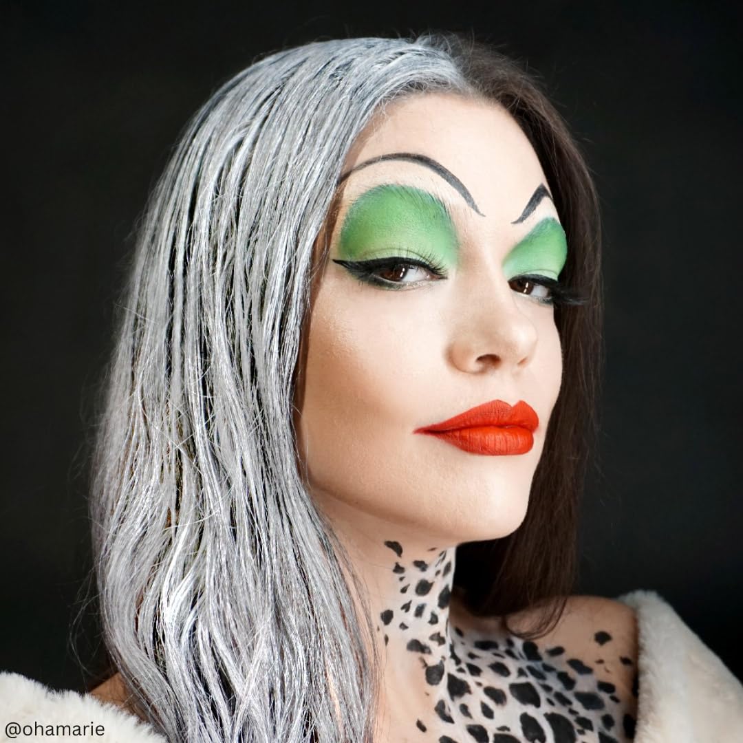 Black Mehron Makeup Hair White | Washable White Hair Dye | Temporary Hair Color for Theatre, Cosplay, & Halloween 4.5 oz (133 ml)