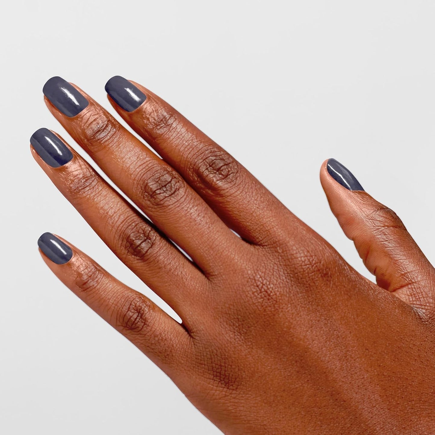 Lavender OPI Infinite Shine Less is Norse | Opaque Dark Blue Crème Long Wear Gel Like Nail Polish | Vegan, Long Lasting, Streak Free