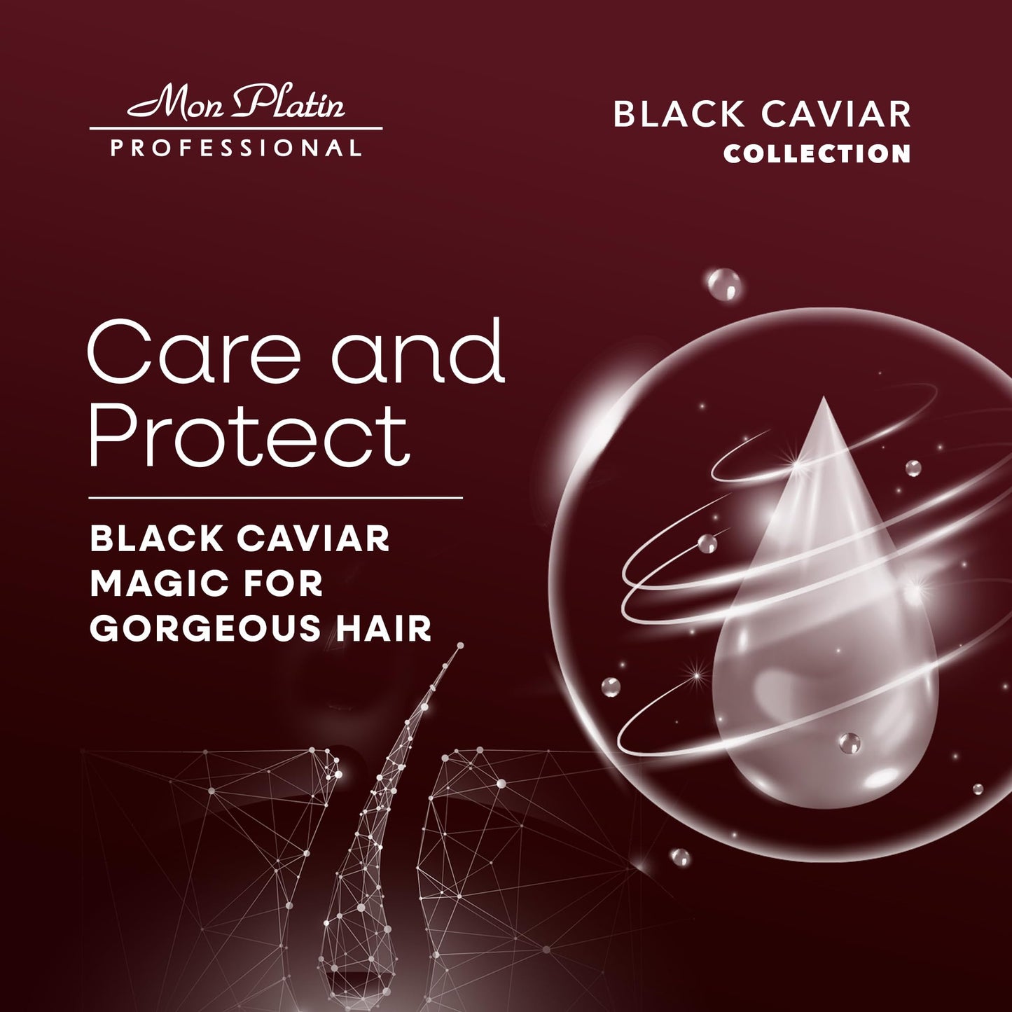 Black Mon Platin Black Caviar Total Clean Anti-Dandruff Shampoo - 500ml (17oz)