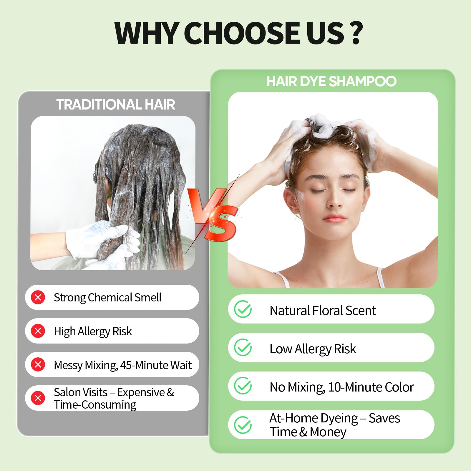 White Smoke FARNDU Light Brown Hair Dye Shampoo 3 in 1 with Argan Oil – 10-15 Min Gray Coverage, Natural Instant Hair Color Shampoo for Women and Men, Ammonia & Paraben Free, Long-Lasting Up to 6 Months