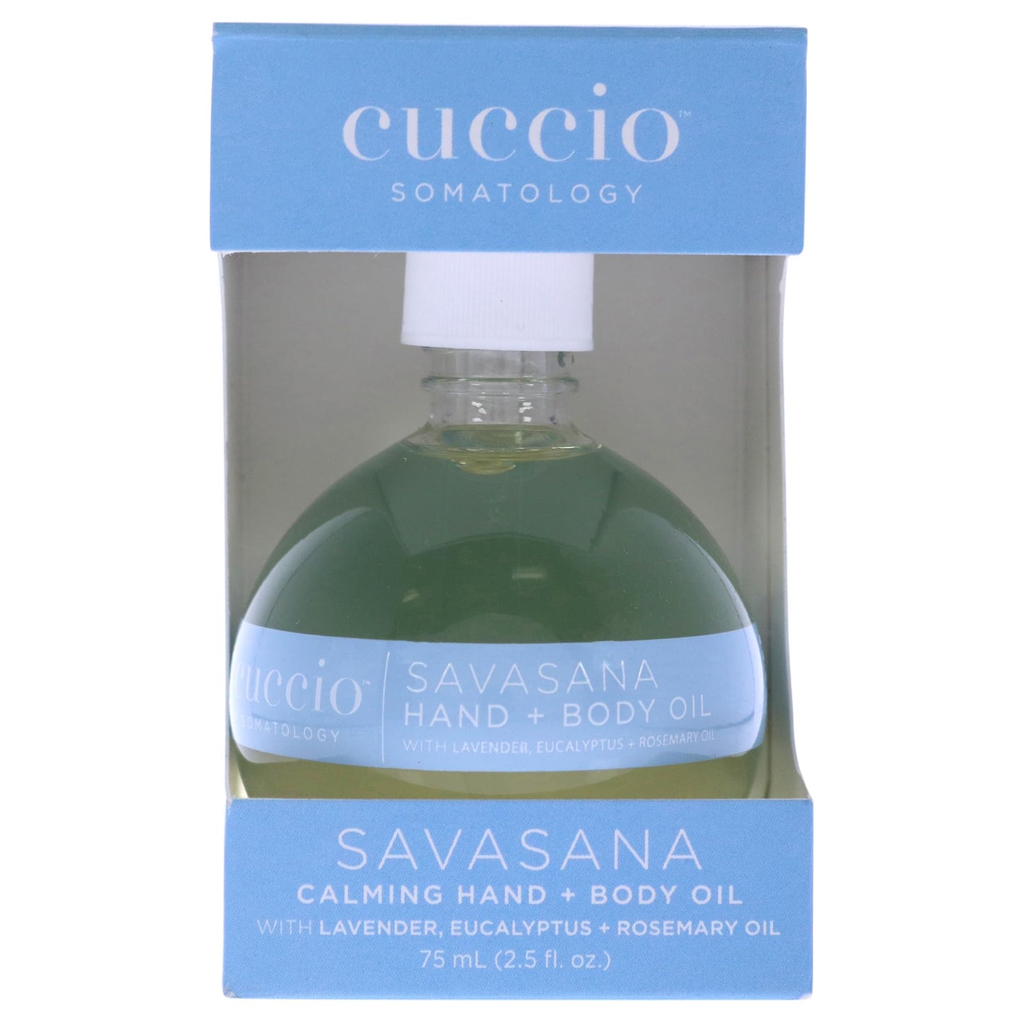 Light Slate Gray cuccio SOMATOLOGY Savasana Calming Hand and Body Oil - Intensely Moisturizing And Hydrating Blend - Made With Lavender, Eucalyptus, And Rosemary Oils - Soothe Your Mind And Nourish Your Body - 2.5 Oz