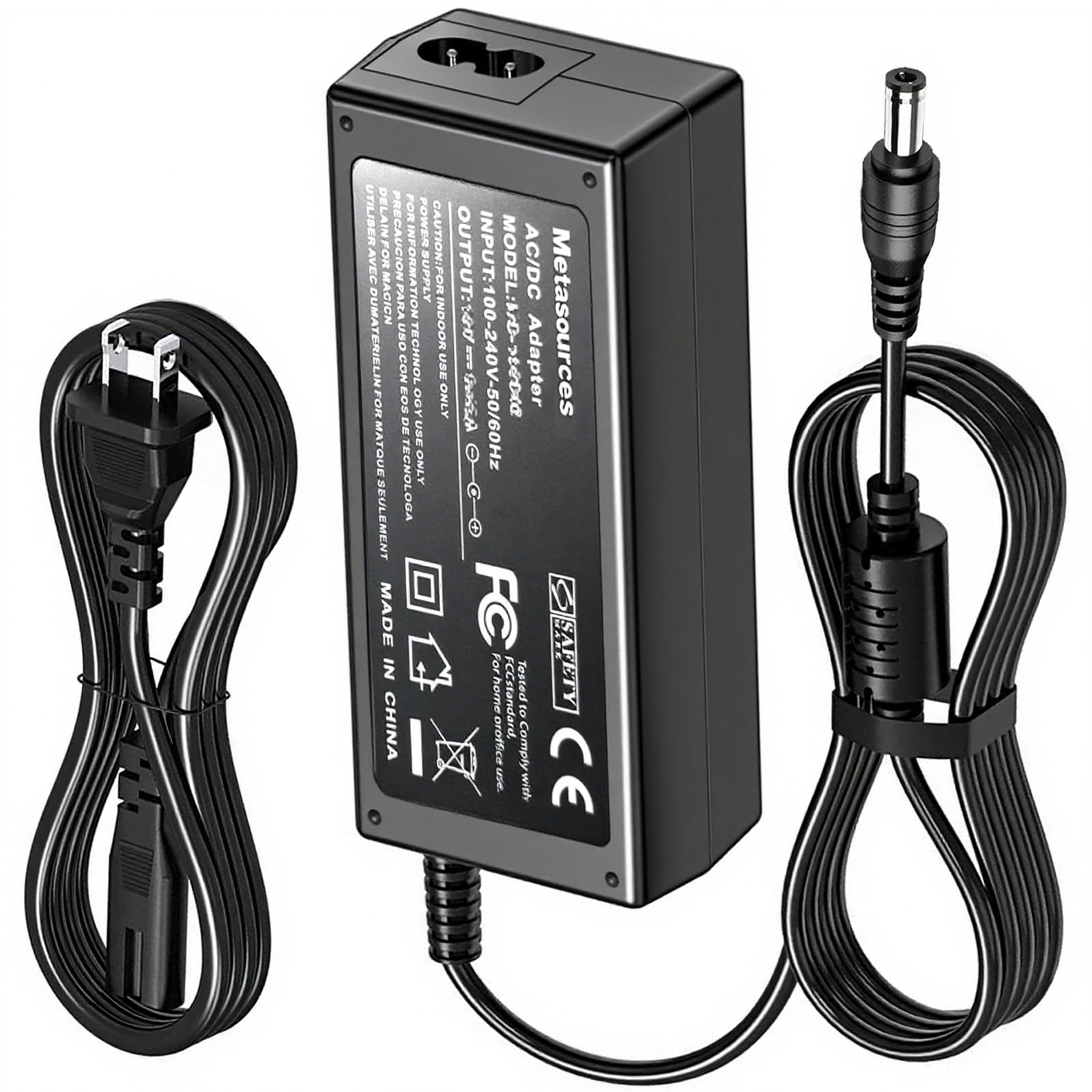 White Smoke Metasources 28V AC/DC Adapter Compatible with O.P.I. Model PMW280200 PMW 280200 OPI Professional Class 2 Transformer 28VDC 2A 58W Power Supply Cord Charger