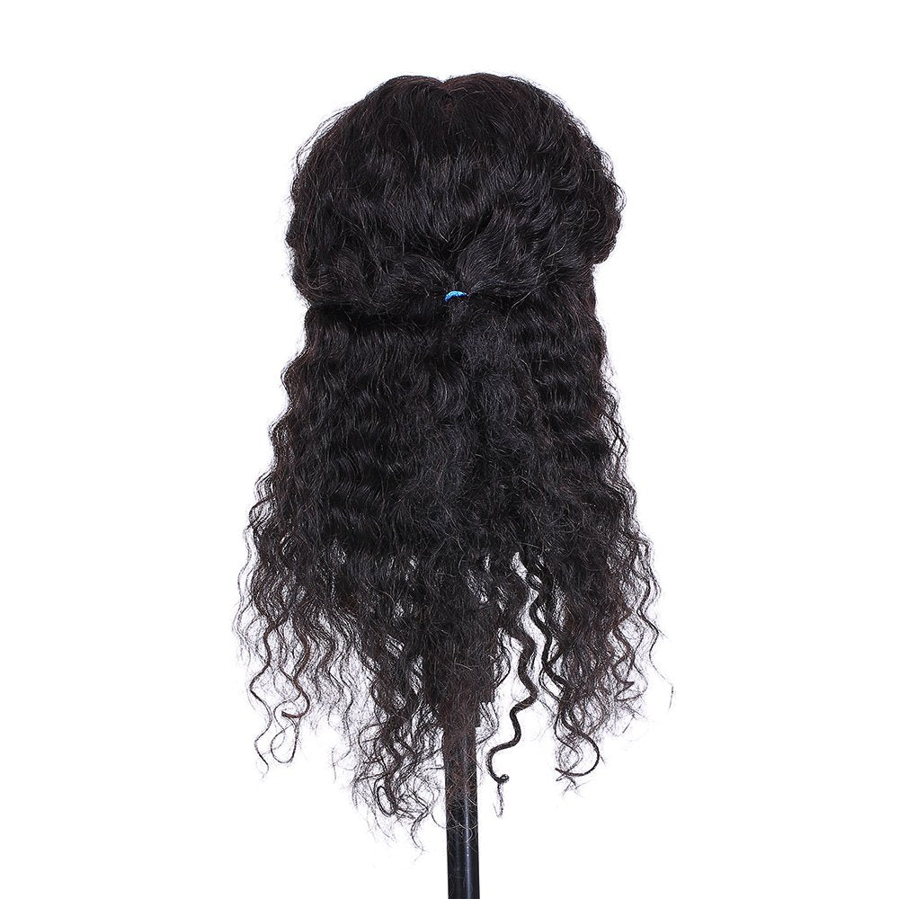 White Smoke Cosmetology Mannequin Head Hairdressing Training Head for Hair Styling Practice Hair Braiding Dummy Head (03#)