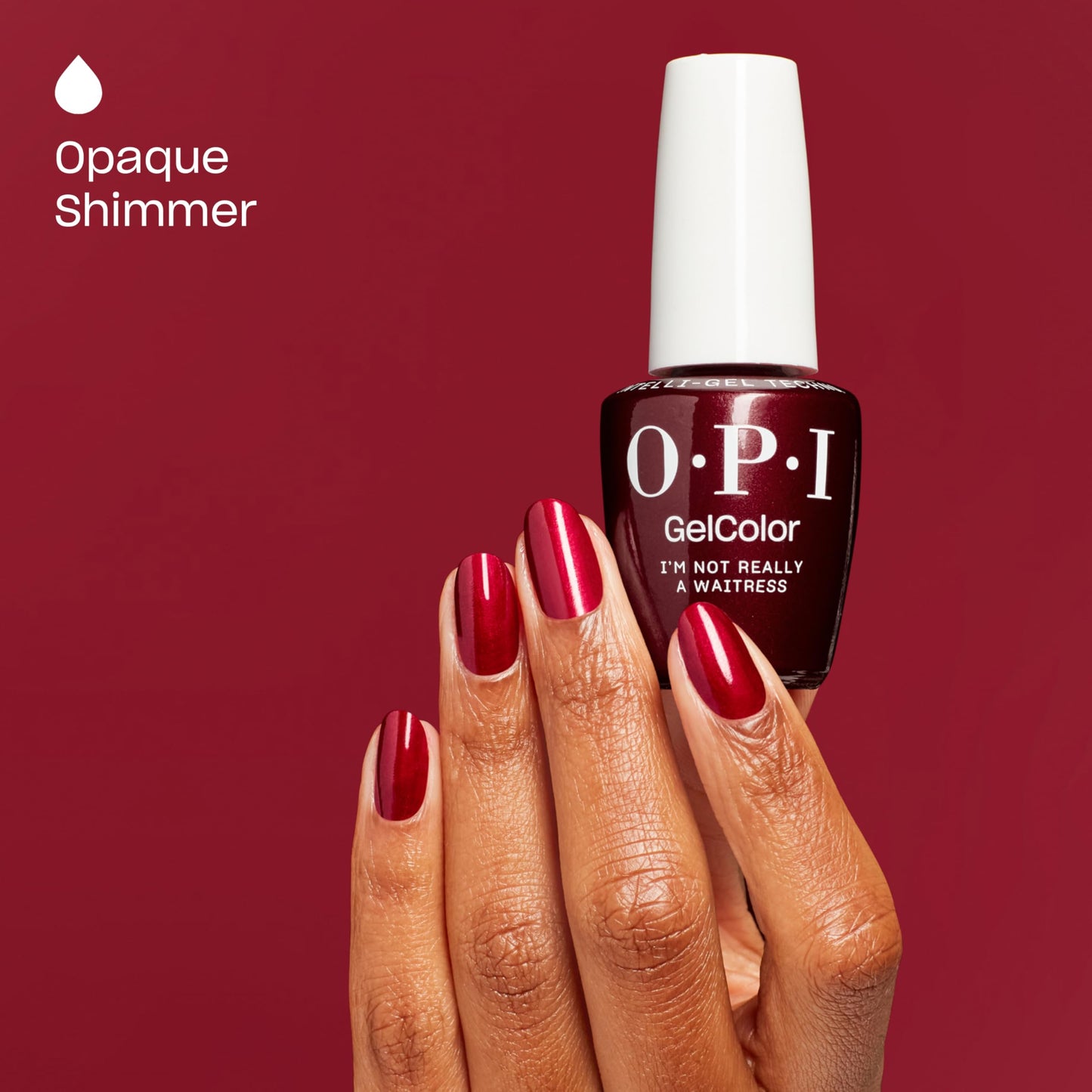 Brown OPI GelColor Iconic Shades Gel Nail Polish Trio Bundle | I'm Not Really a Waitress + You Don't Know Jacques! + Black Cherry Chutney Crème UV Cure Gel Polish Colors