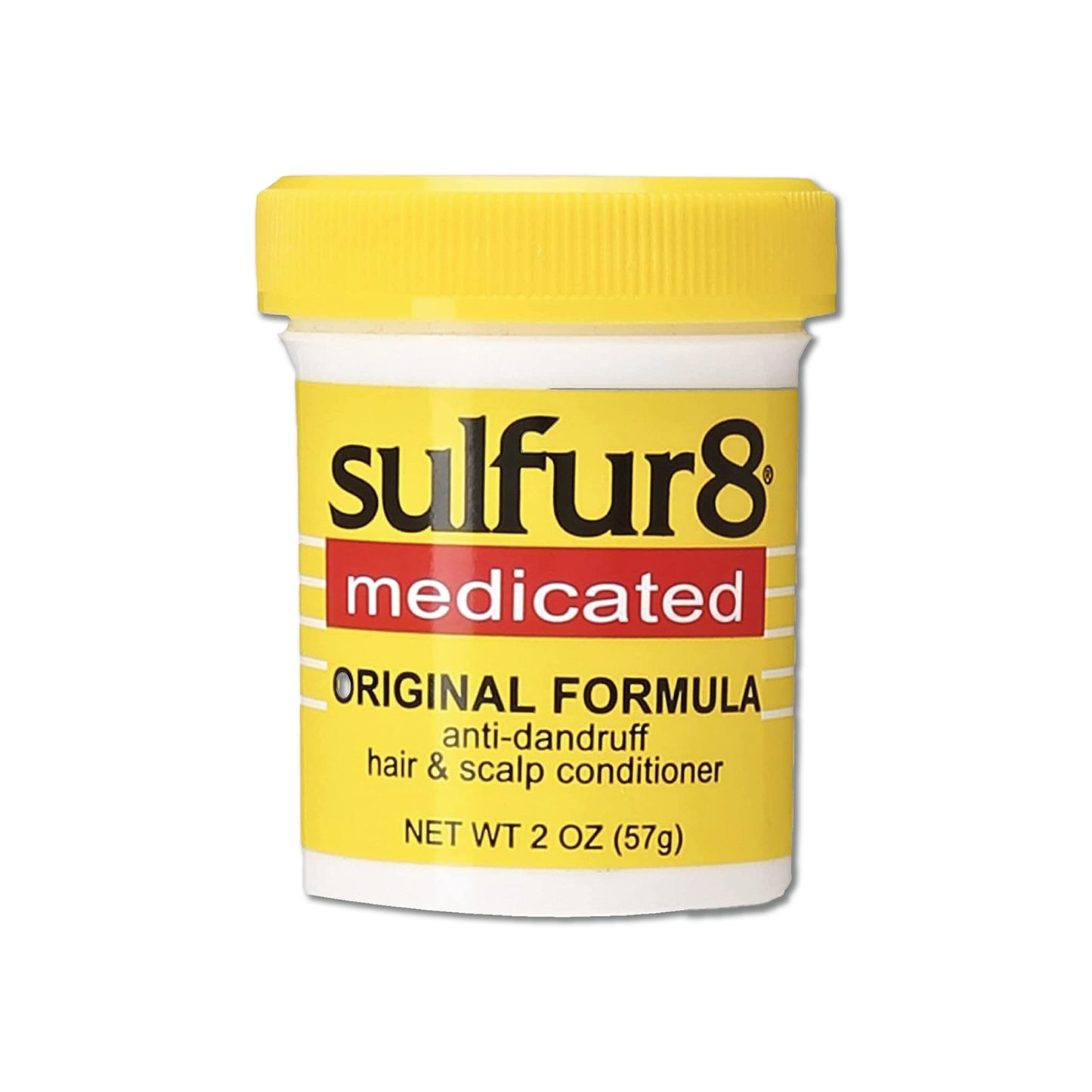 White Smoke Sulfur 8 Medicated Anti-Dandruff Hair & Scalp Conditioner 2 oz – Helps Control Dandruff, Soothes Itchy Scalp & Moisturizes Hair with Refreshing Clean Fragrance, For All Hair Types (Pack of 2)