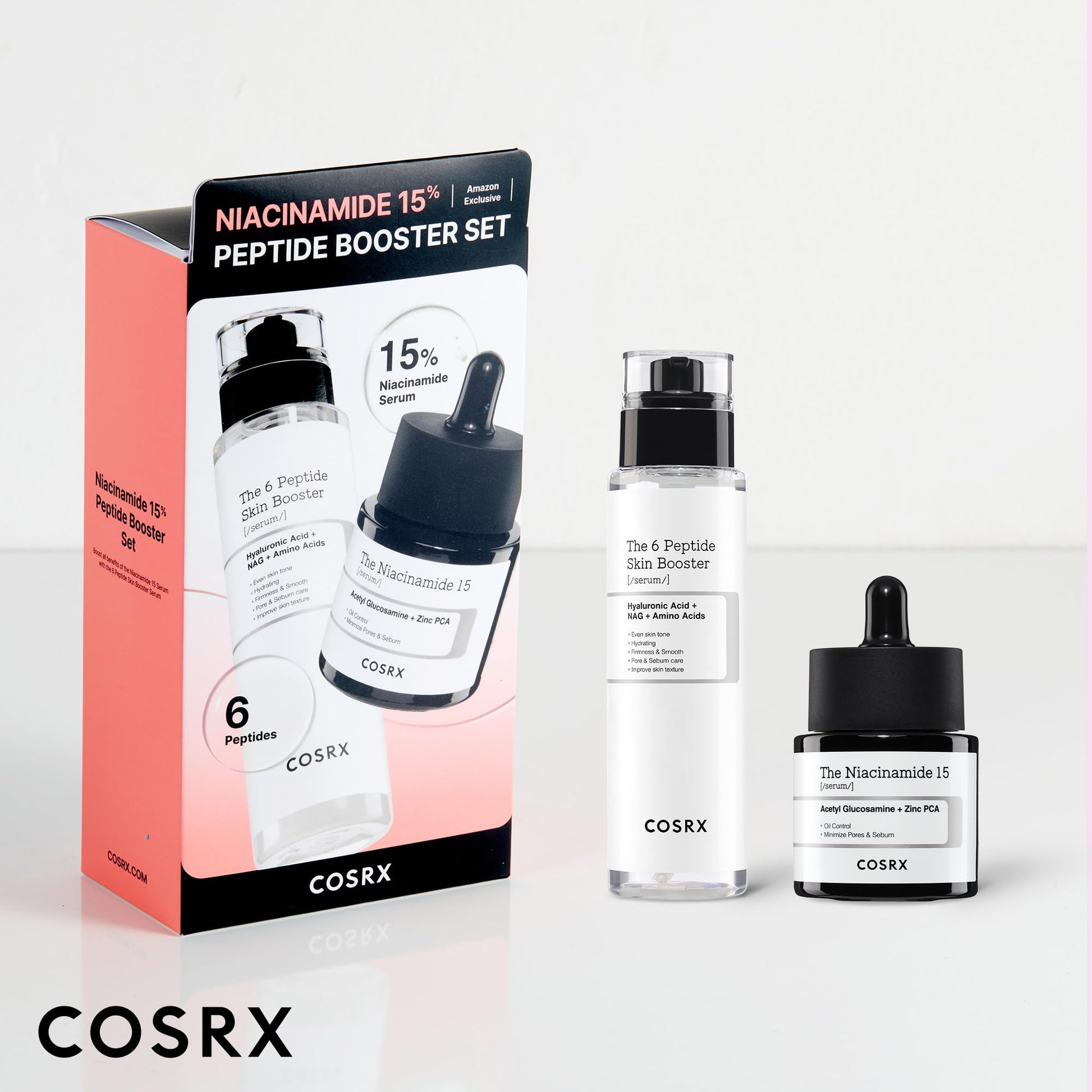 Lavender COSRX Vitamin C 23% Peptide Booster Set - Amazon Exclusive - Korean Skin Care, Gift Sets, Vitamin C Serum, Face Serum