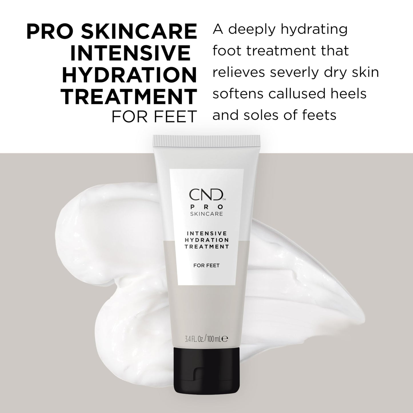 Gray CND PRO SkinCare Feet Intensive Hydration Treatment for Feet