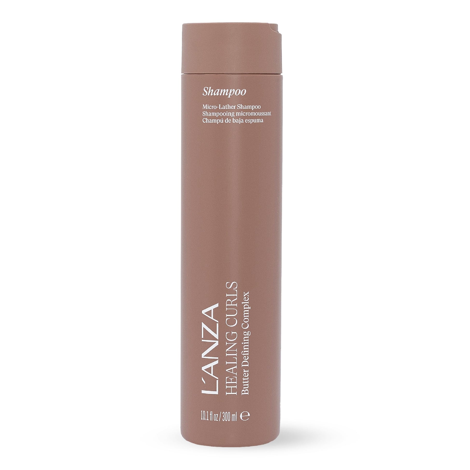 Slate Gray L'ANZA Healing Curls Butter Shampoo - Curly Hair Shampoo for a Creamy, Color-Safe Cleanse and Refreshed Curls - Paraben and Sulphate Free Shampoo (8 Fl Oz)