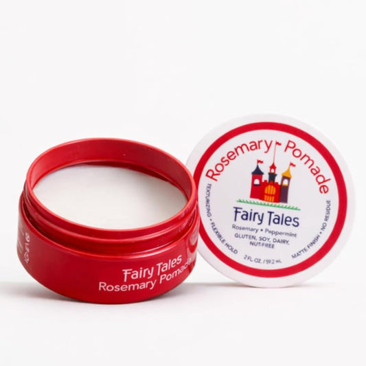 White Smoke Fairy Tales Hair Care Rosemary Kids Pomade, Lightweight Non Greasy Pomade for Kids Made with Natural Ingredients - Clean Hair Care for Kids - 2 oz