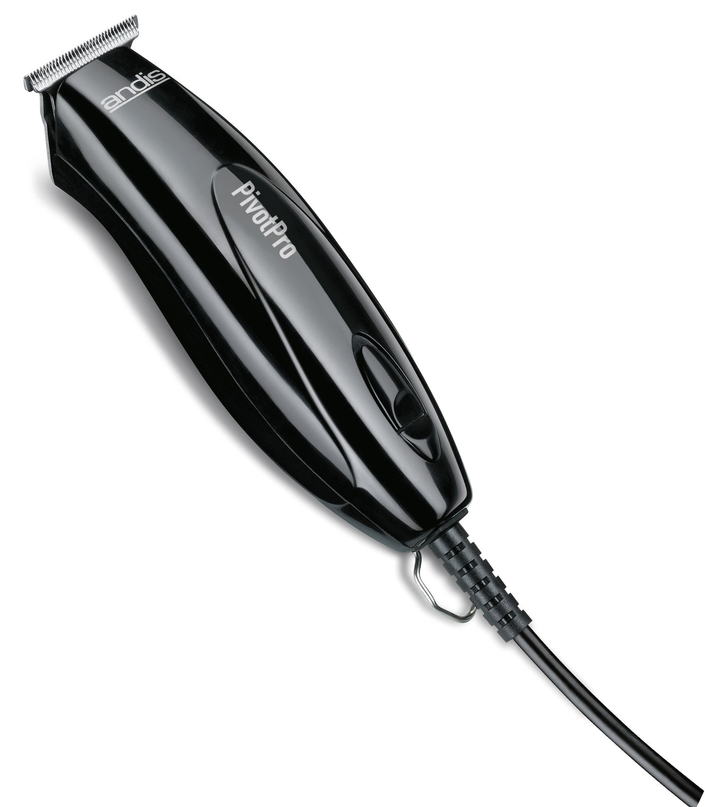 White Smoke Andis 23475 Professional PivotPro Beard & Hair Trimmer with Carbon Steel T-Blade – Black, Pack of 1