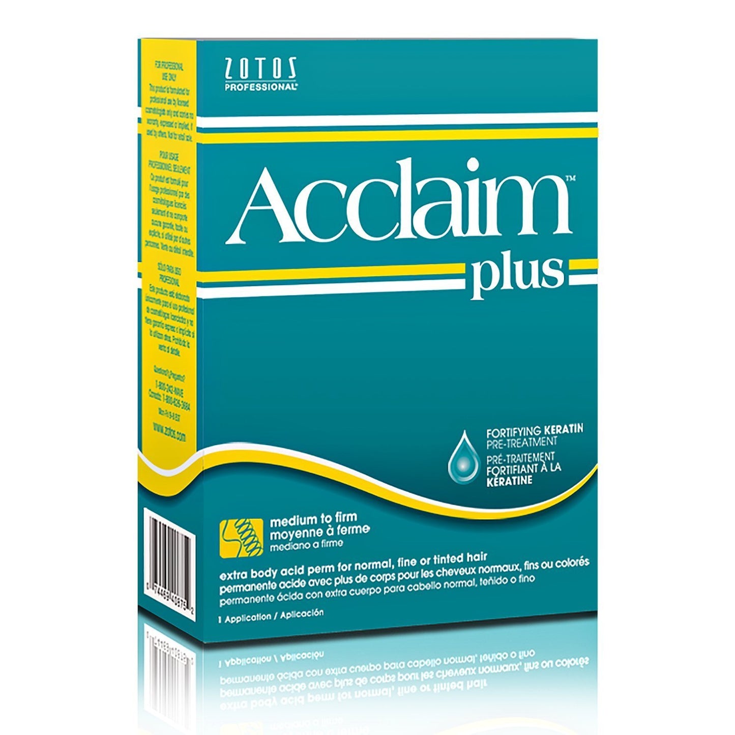 Dark Cyan Zotos Acclaim Plus Extra Body Acid Perm Unisex Treatment 1 Application