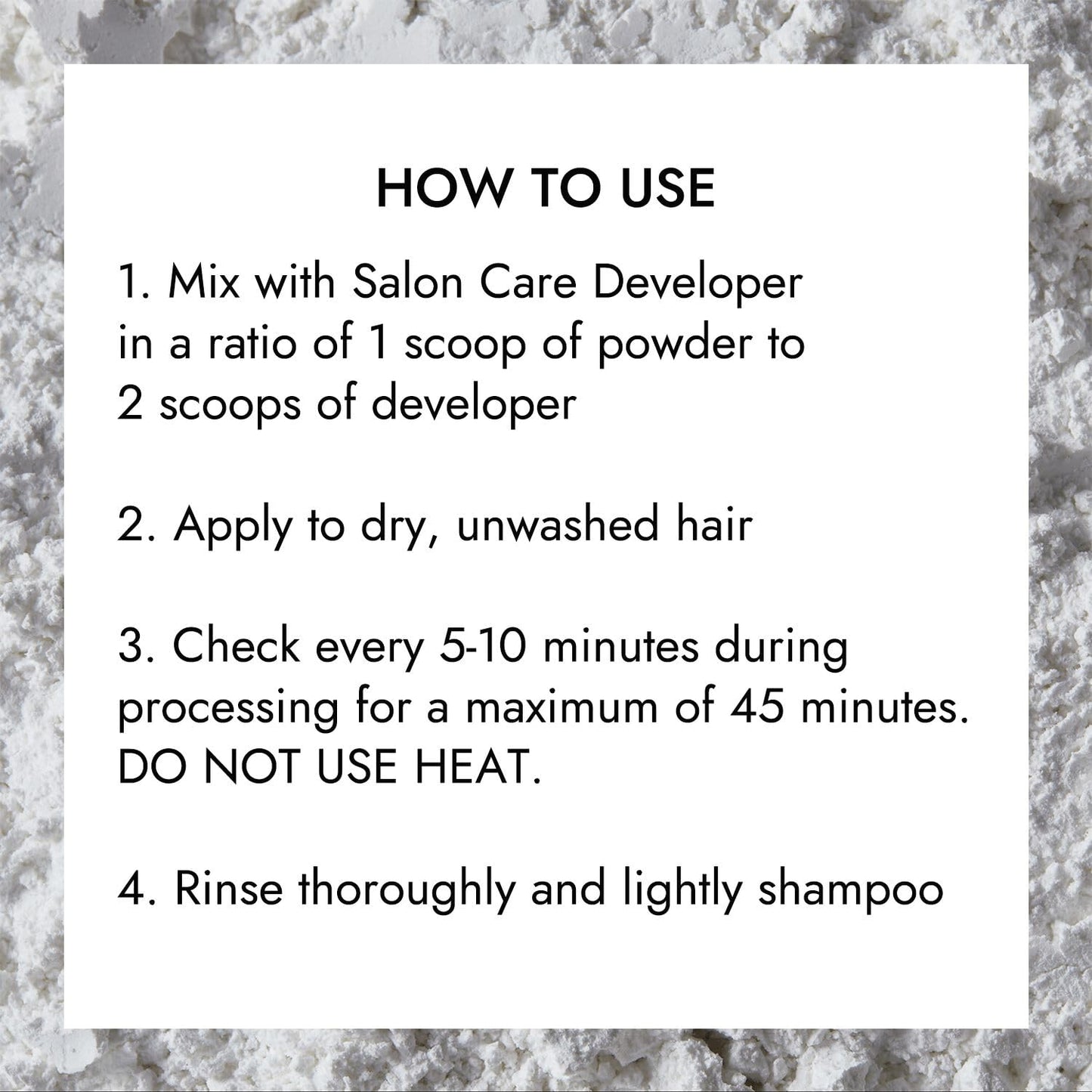 White Smoke Salon Care Quick White Powder Lightener 1 lb