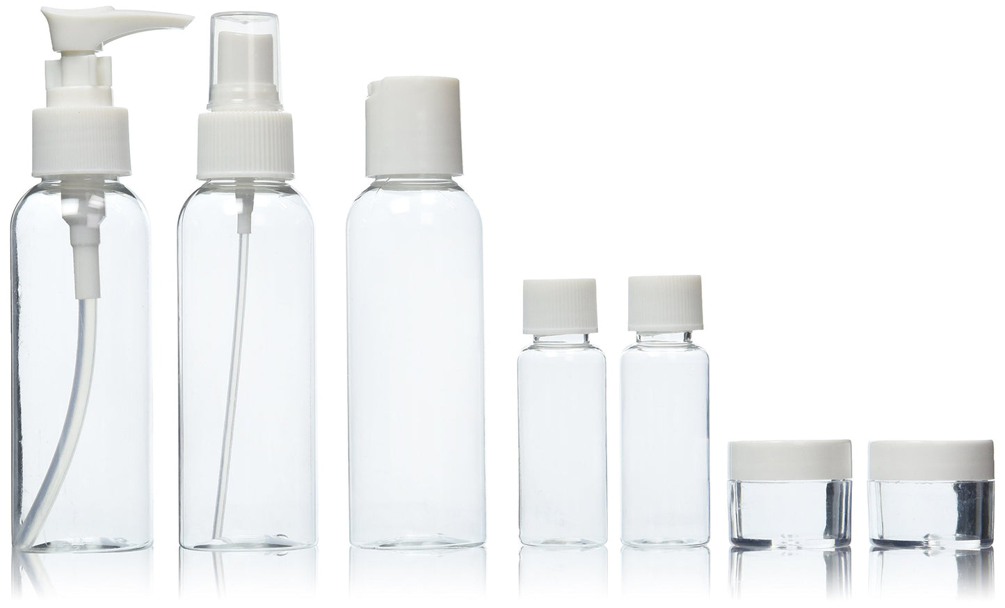 White Smoke Soft 'N Style Travel Bottle Set, 7 Piece