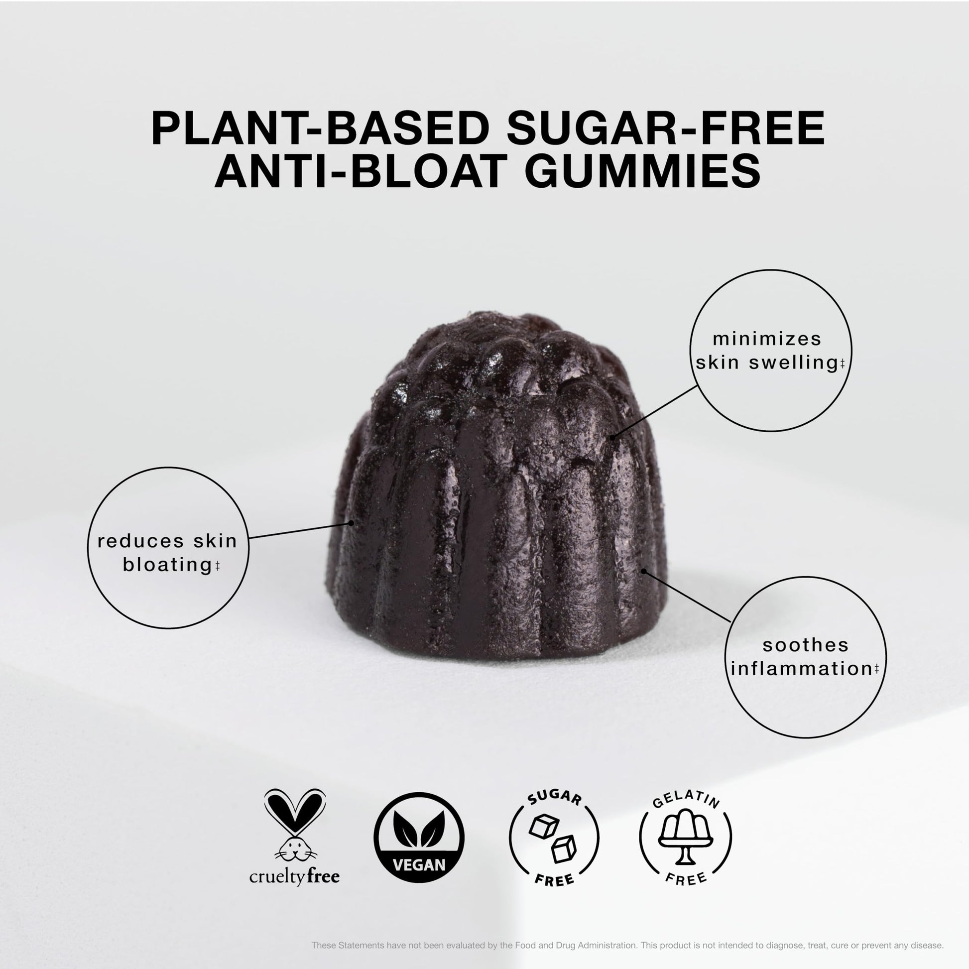 Lavender IMARAÏS Beauty by Sommer Ray Depuff Anti-Bloat Gummy - English Chamomile, Hibiscus, Ginger - Supports Skin Health, Gut Health, Skin Bloat & Puffiness - Sugar Free, PETA-Certified