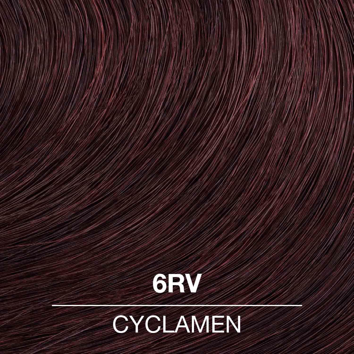 Black COLORCHARM Permanent Liquid Hair Color | 6RV Cyclamen | Up to 100% Gray Coverage | 1.42 Fl Oz