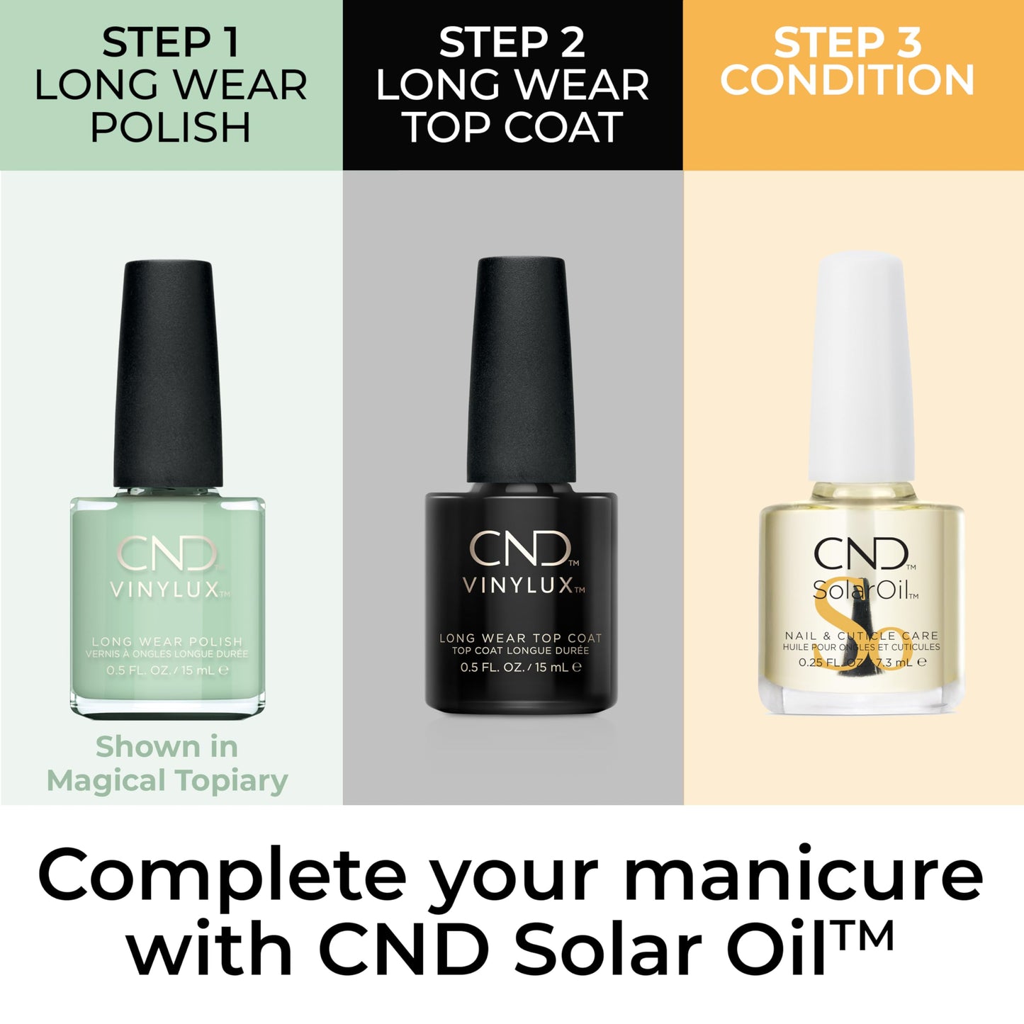 White Smoke CND Vinylux Longwear Green Nail Polish, Gel-like Shine & Chip Resistant Color, Aura, 0.5 fl. oz