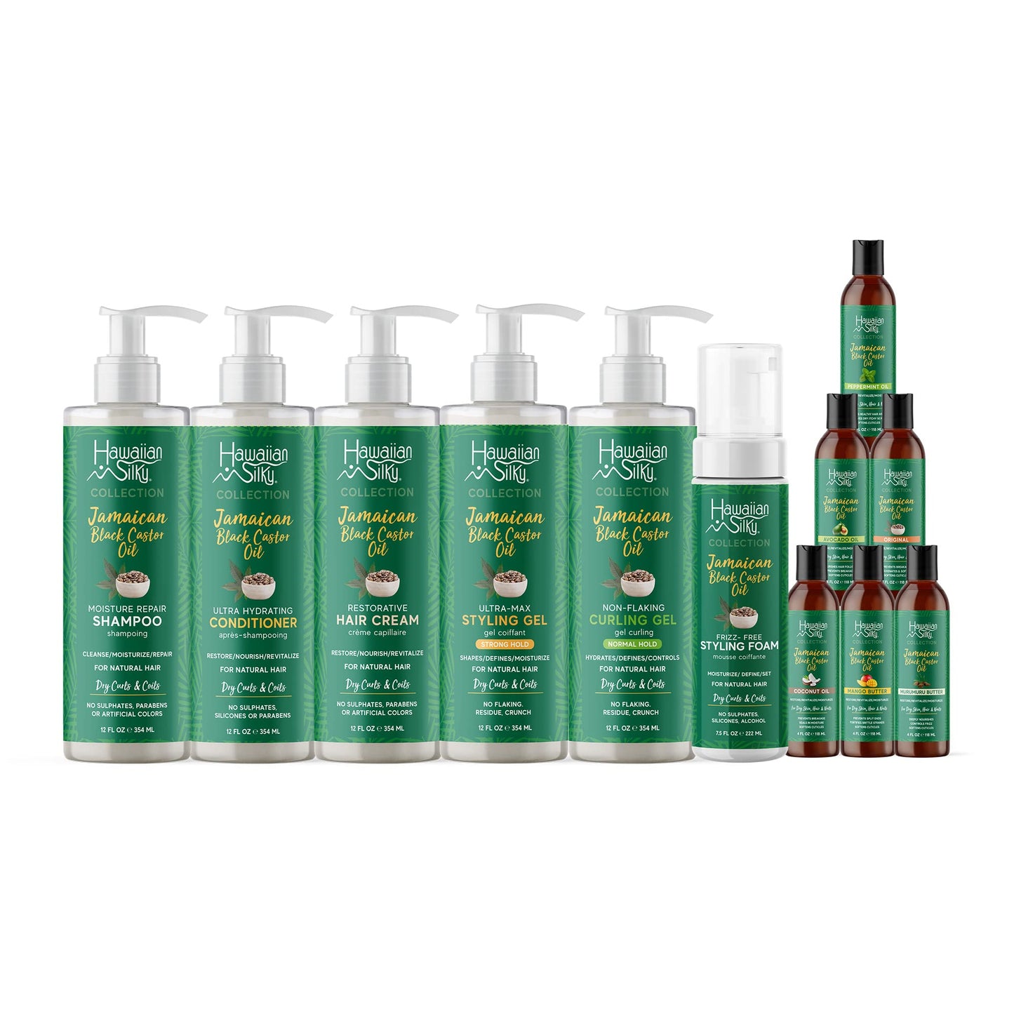 White Smoke Hawaiian Silky Jamaican Black Castor Oil & Avocado Oil