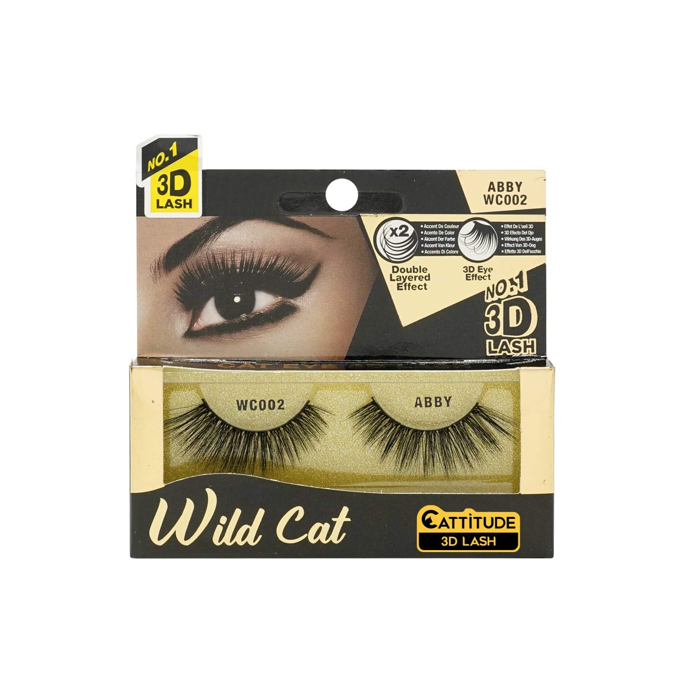 White Smoke Abby - Wild Cat 3D Lashes