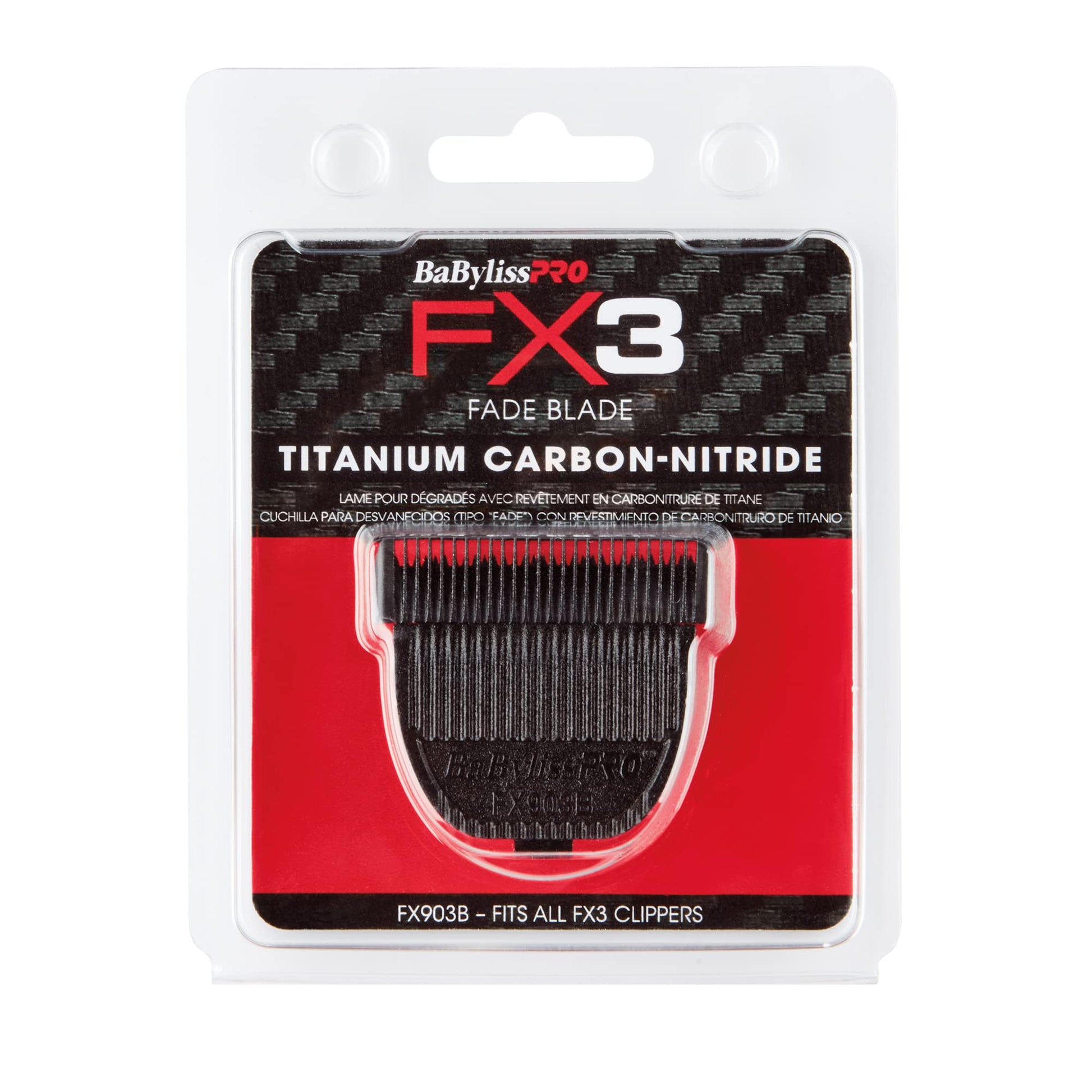 Lavender BaBylissPRO FX903B FX3 Titanium Carbon Nitride Fade Replacement Clipper Blade