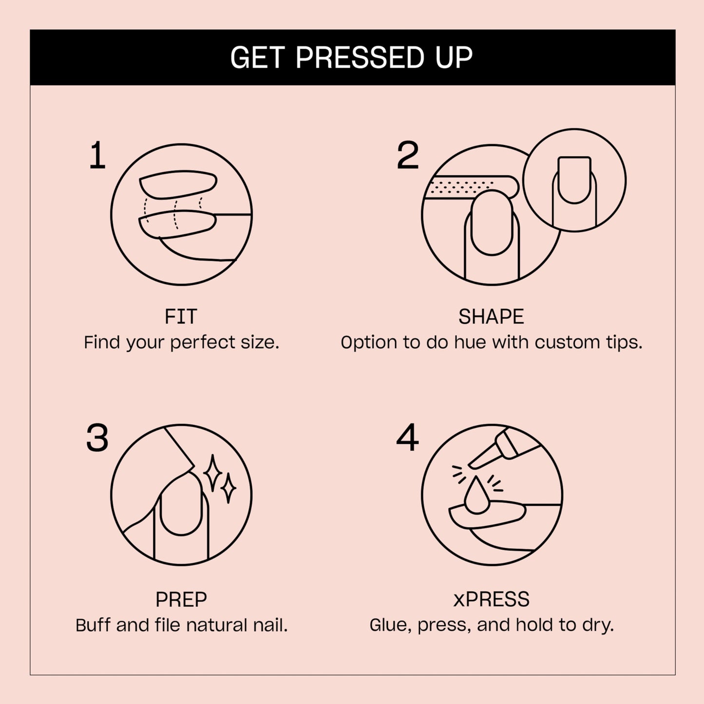 Misty Rose OPI On Point Put it in Neutral | Short Round Soft Nude Beige Pink Press On Nails | 24 Count with Nail Glue | Long Lasting, Reusable, Non-damaging | Fall 2025 Shades