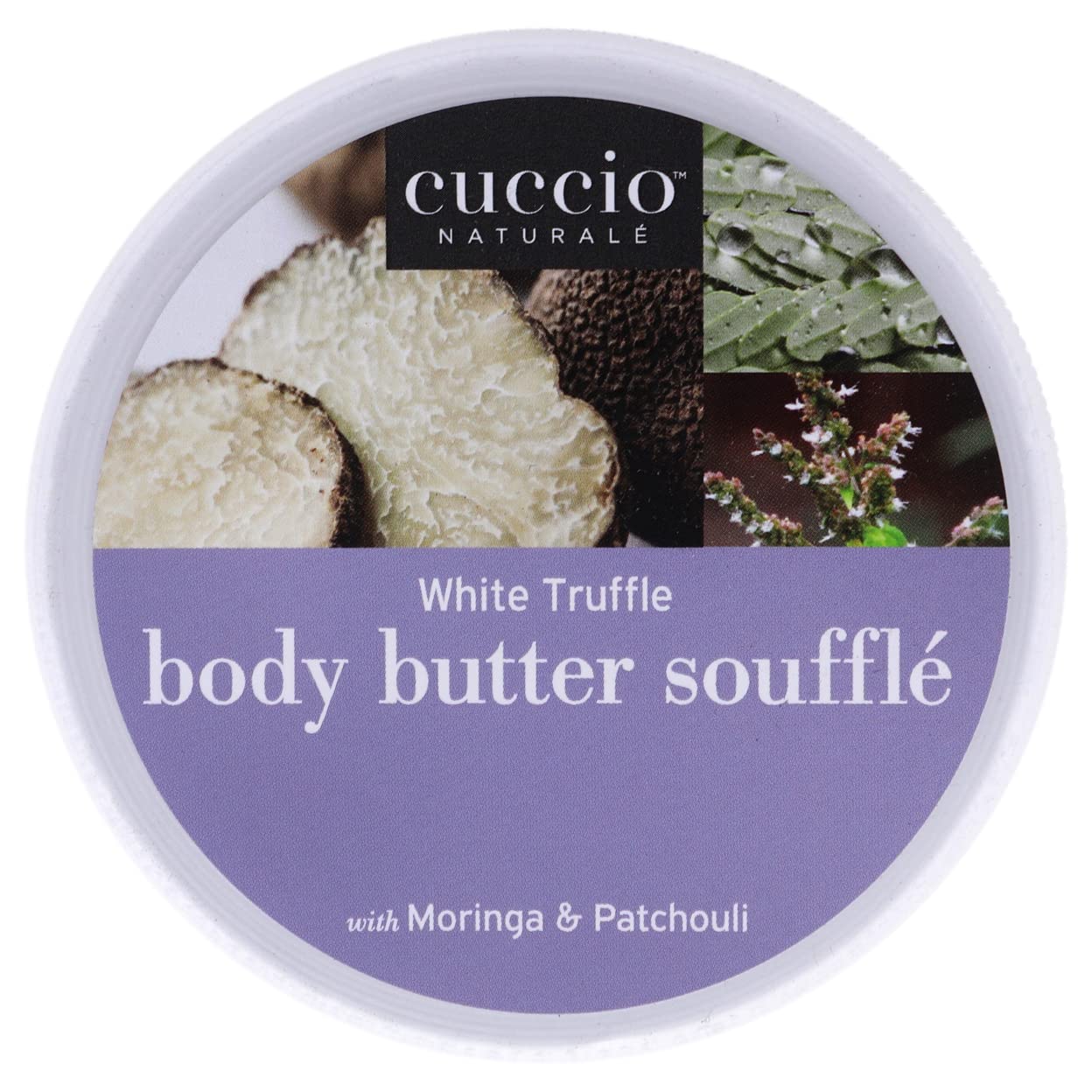 White Smoke Cuccio Naturale White Truffle Body Souffle - Moringa and Patchouli, 8 Ounce - Luxurious Hydrating Body Cream - Moisturizer for Smooth and Radiant Skin