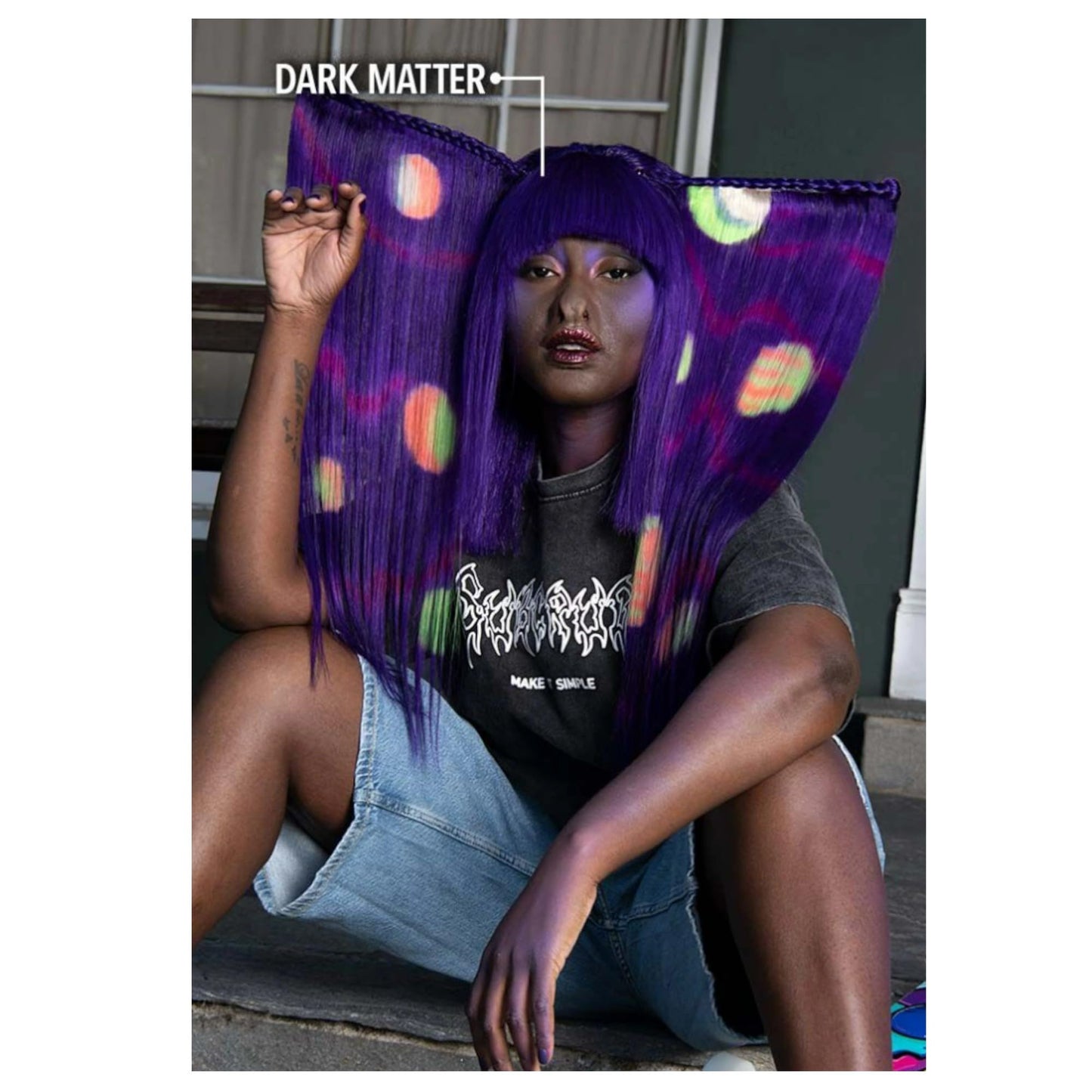 Pulp Riot Dark Matter Semi-Permanent Haircolor 4 fl oz, Electric Violet