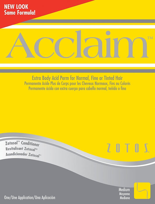Gold Zotos Acclaim Extra Body Acid Permanent Treatment Unisex 1 Application
