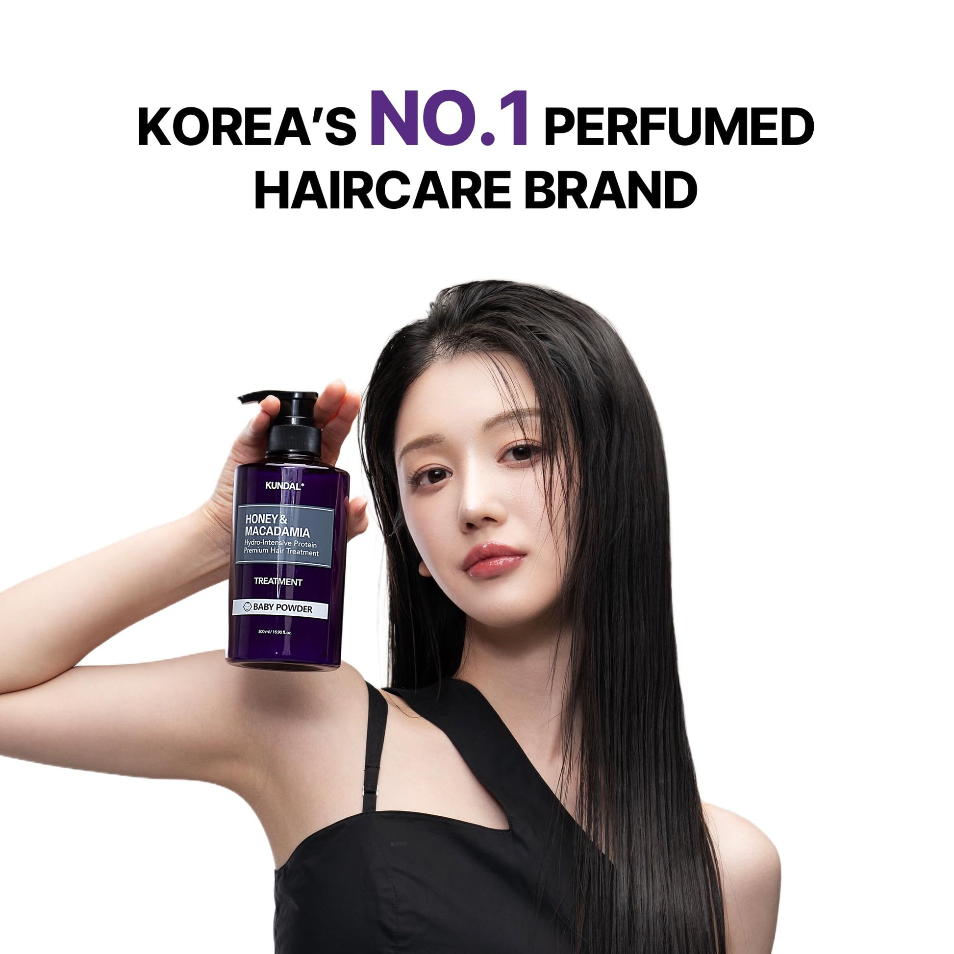 White Smoke KUNDAL Korean Shampoo and Conditioner Set [Cherry Blossom] Salon-quality, Long Lasting Scent, Moisturizing, Sulfate-Free, Argan & Macadamia Oil, Korean Hair care,16.9 fl oz each