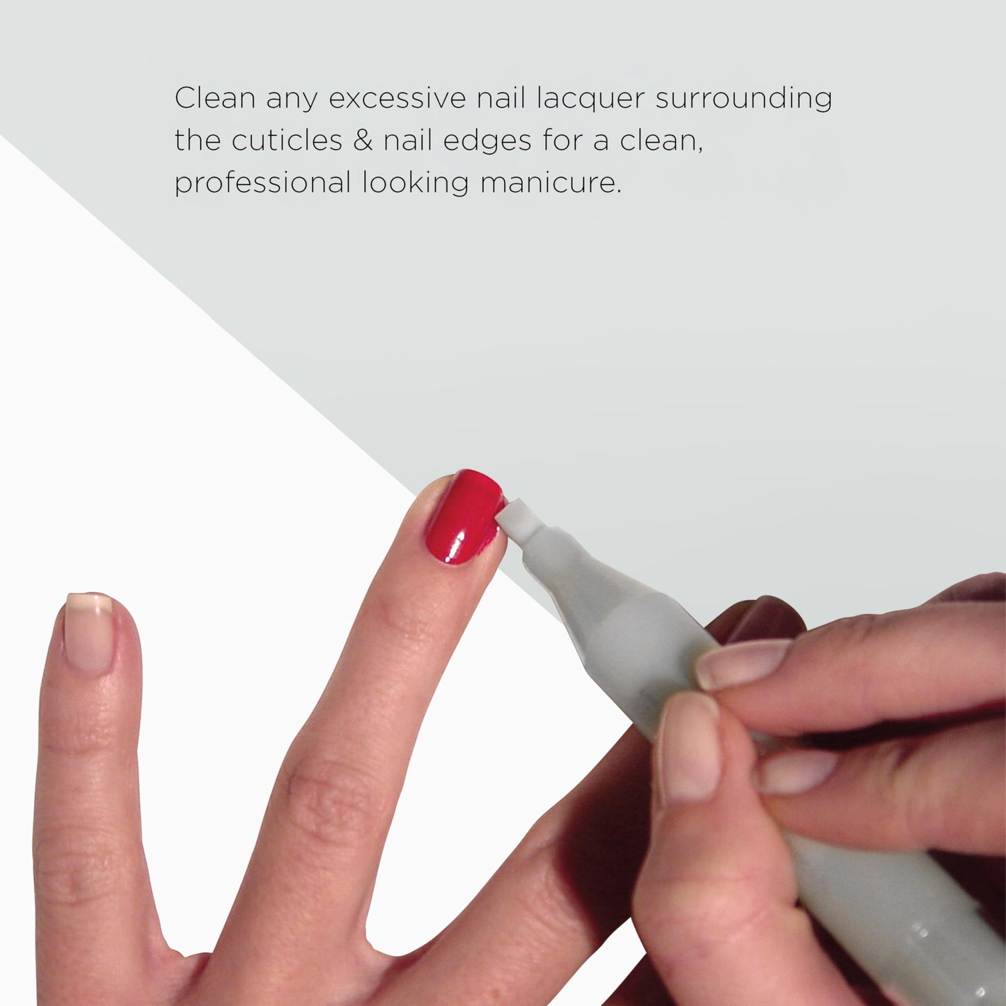 White Smoke OPI Correct Clean Up | Refillable Nail Polish Remover Corrector Pen | Gentle & Non-Drying Formula | Includes Replacement Tip | 0.13 fl oz
