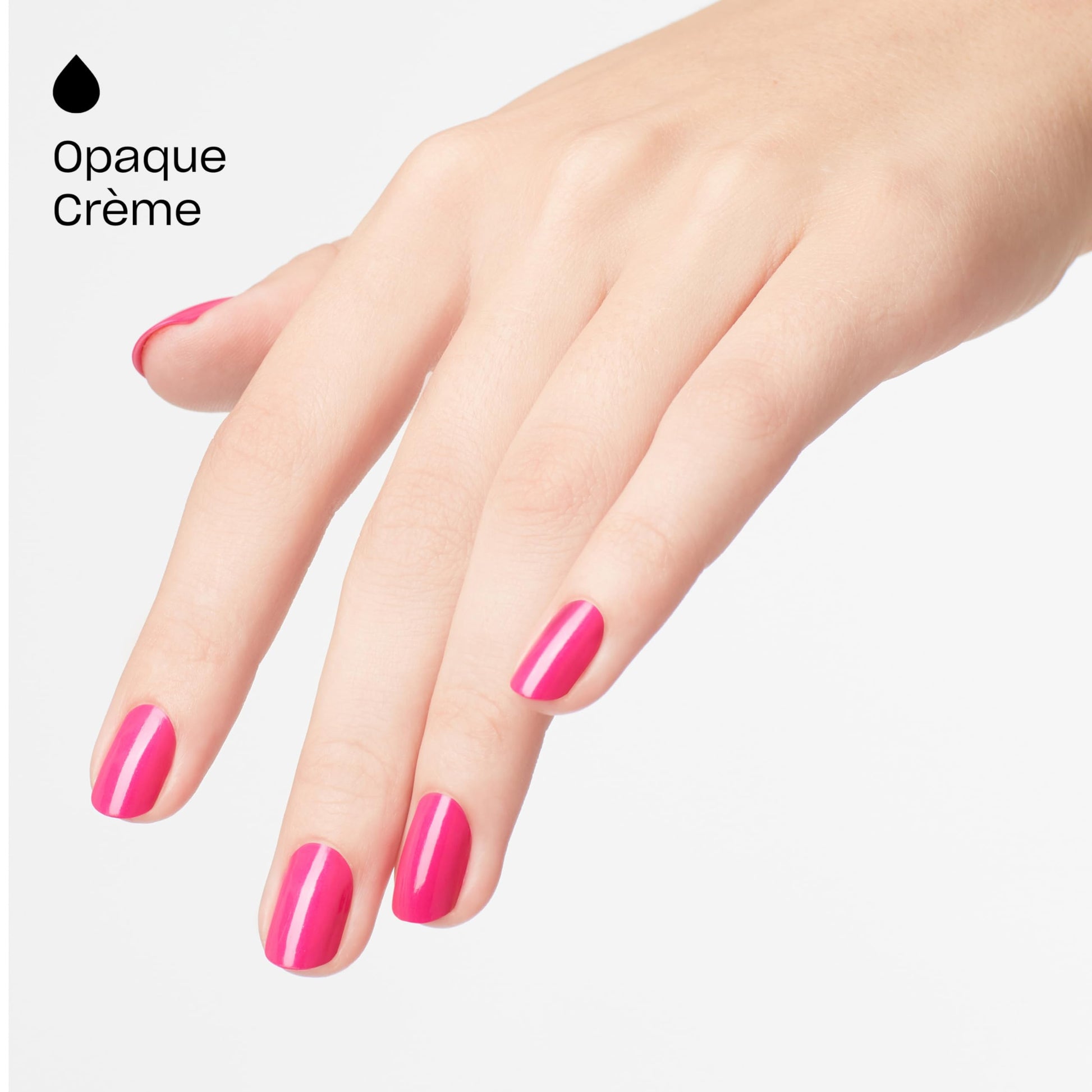 White Smoke OPI GelColor La Paz-itively Hot | Opaque Hot Cool-Toned Pink Crème LED Cure Gel Nail Polish | Salon-Quality Shine, Long-Lasting Wear | 0.5 Fl Oz