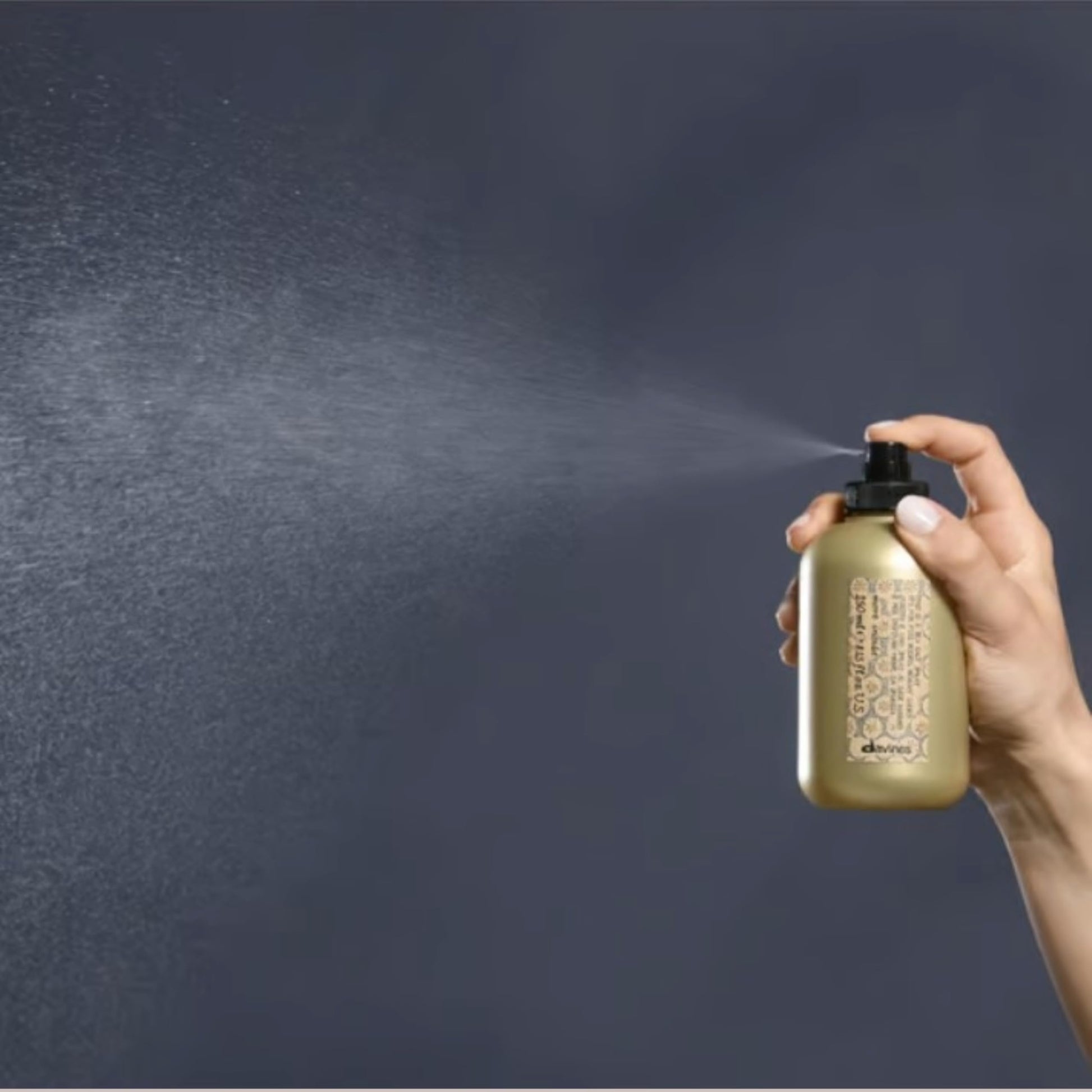 Dark Slate Gray Davines This Is A Sea Salt Spray, Light Hold Beachy Waves & Texture - Adds Gritty Texture & Volume for Tousled Looks - Matte Finish, 8.45 Fl Oz